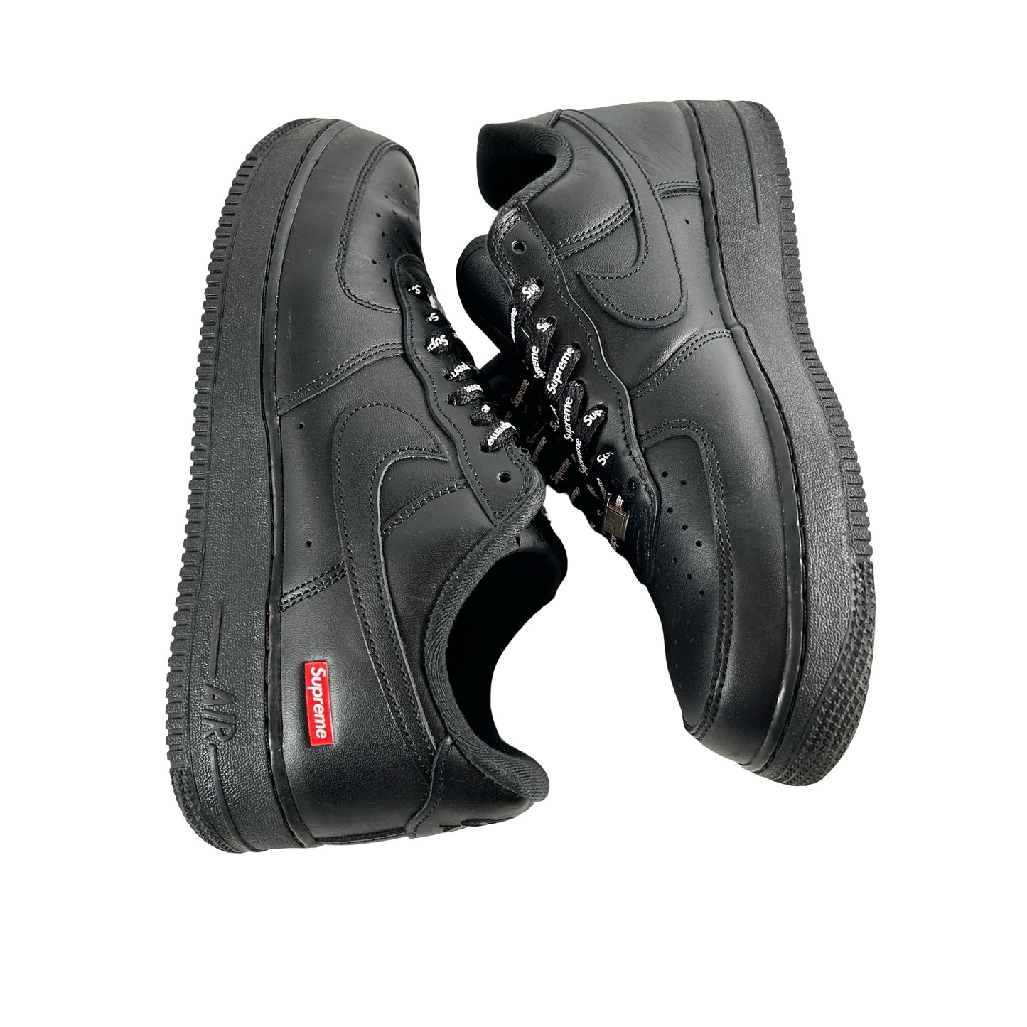 CU9225 001 Air Force 1 Low Supreme Black [USED] - 9.5 M (Used2)