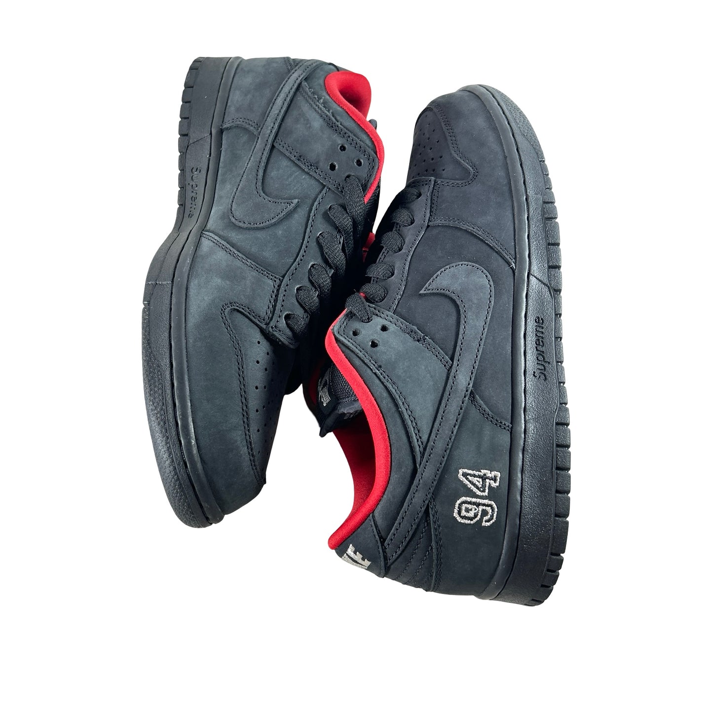 HQ8487 001 Nike SB Dunk Low Supreme 94 Black [USED] - 9 M (Used)