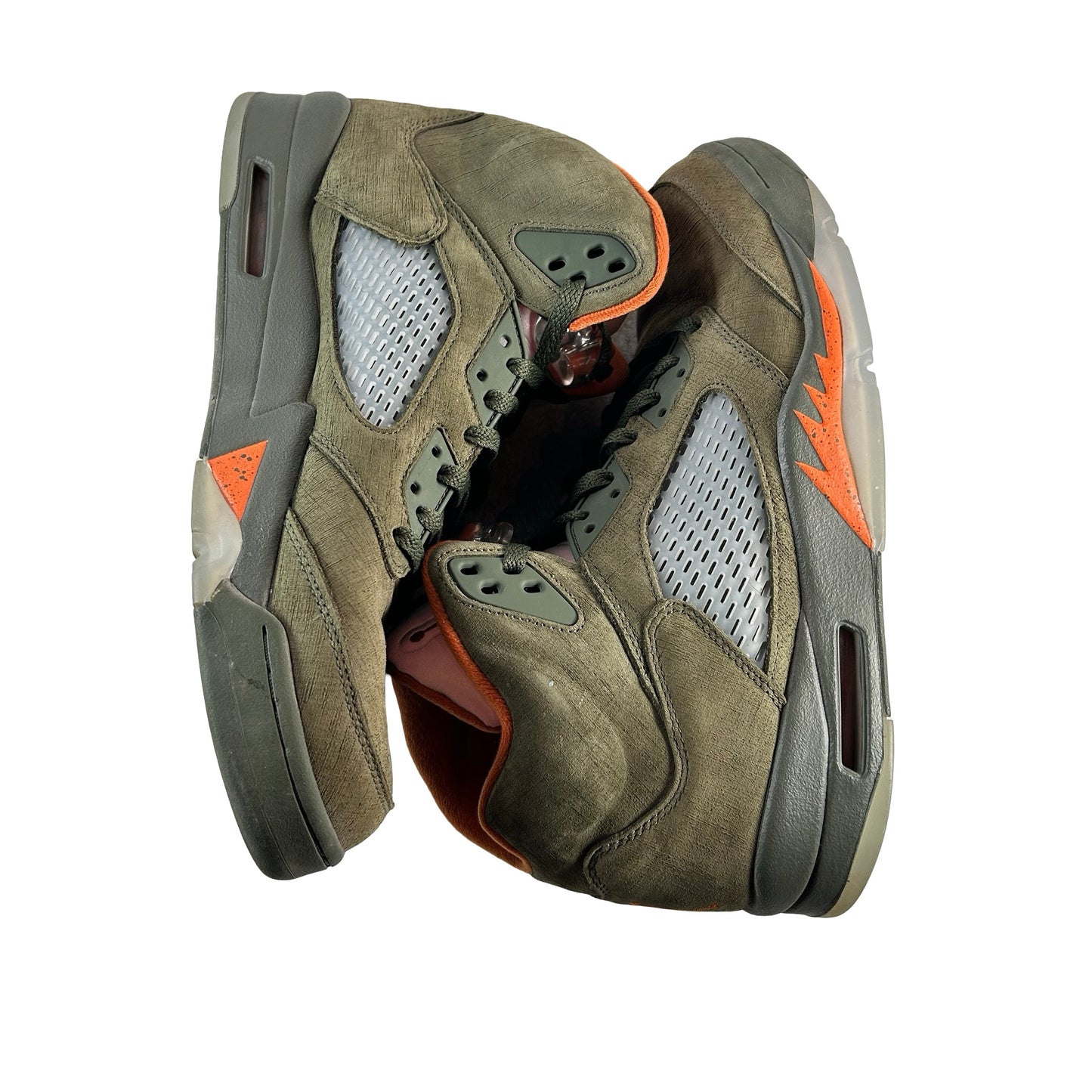DD0587 308 Jordan 5 Retro Olive (2024) [USED] - 12 M (Used) (No Box)