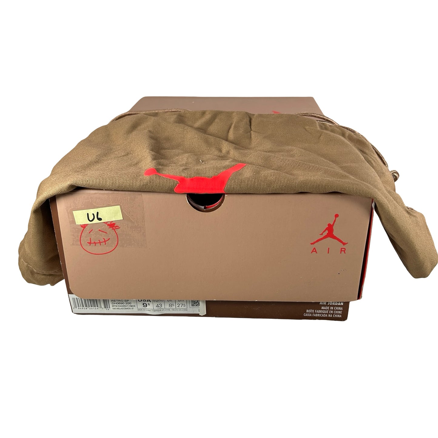 DH0690 200 Jordan 6 Retro Travis Scott British Khaki [USED] - 9.5 M (Used6)