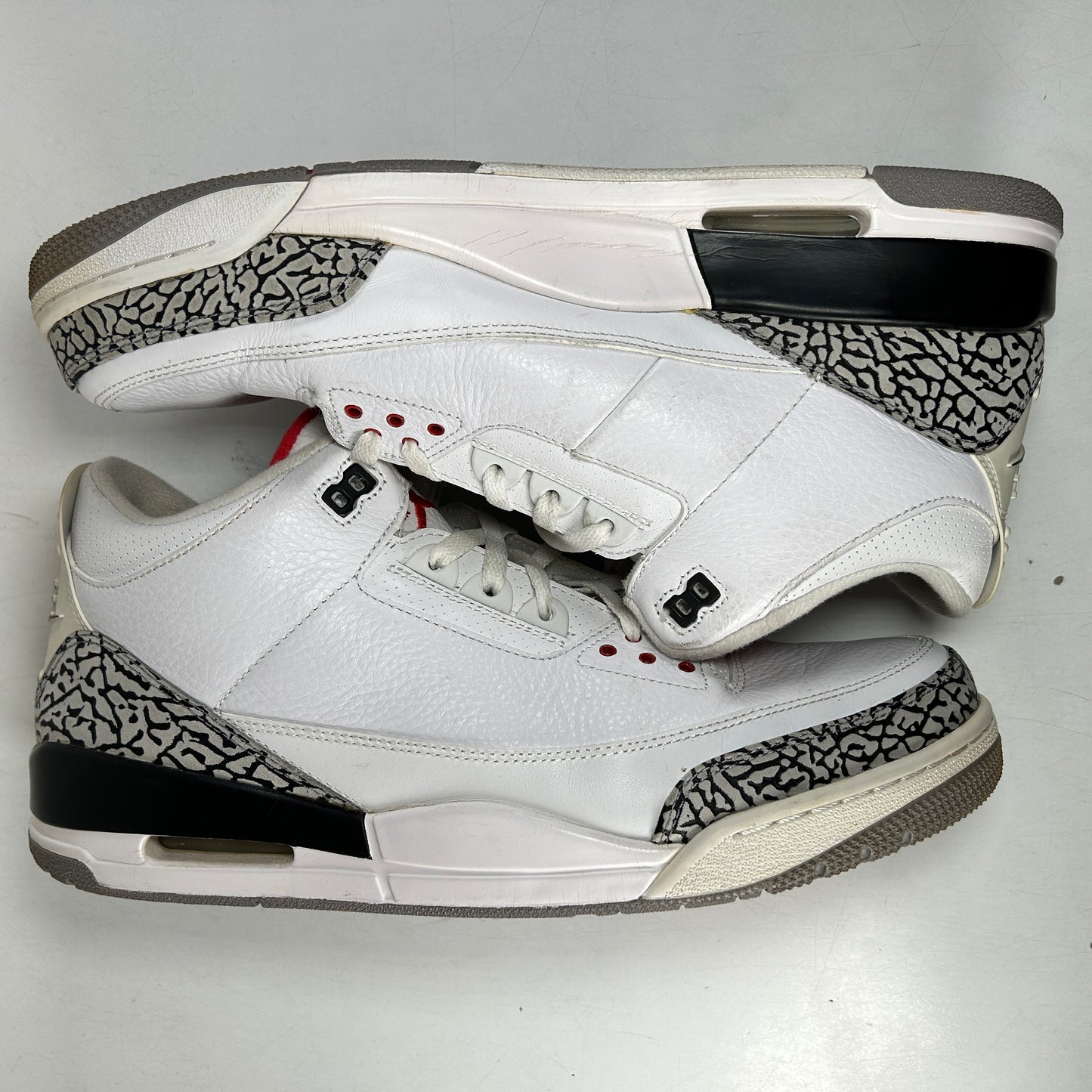 580775 160 Jordan 3 Retro White Cement '88 Dunk Contest (2013) - 14 M (Used) (No Box)