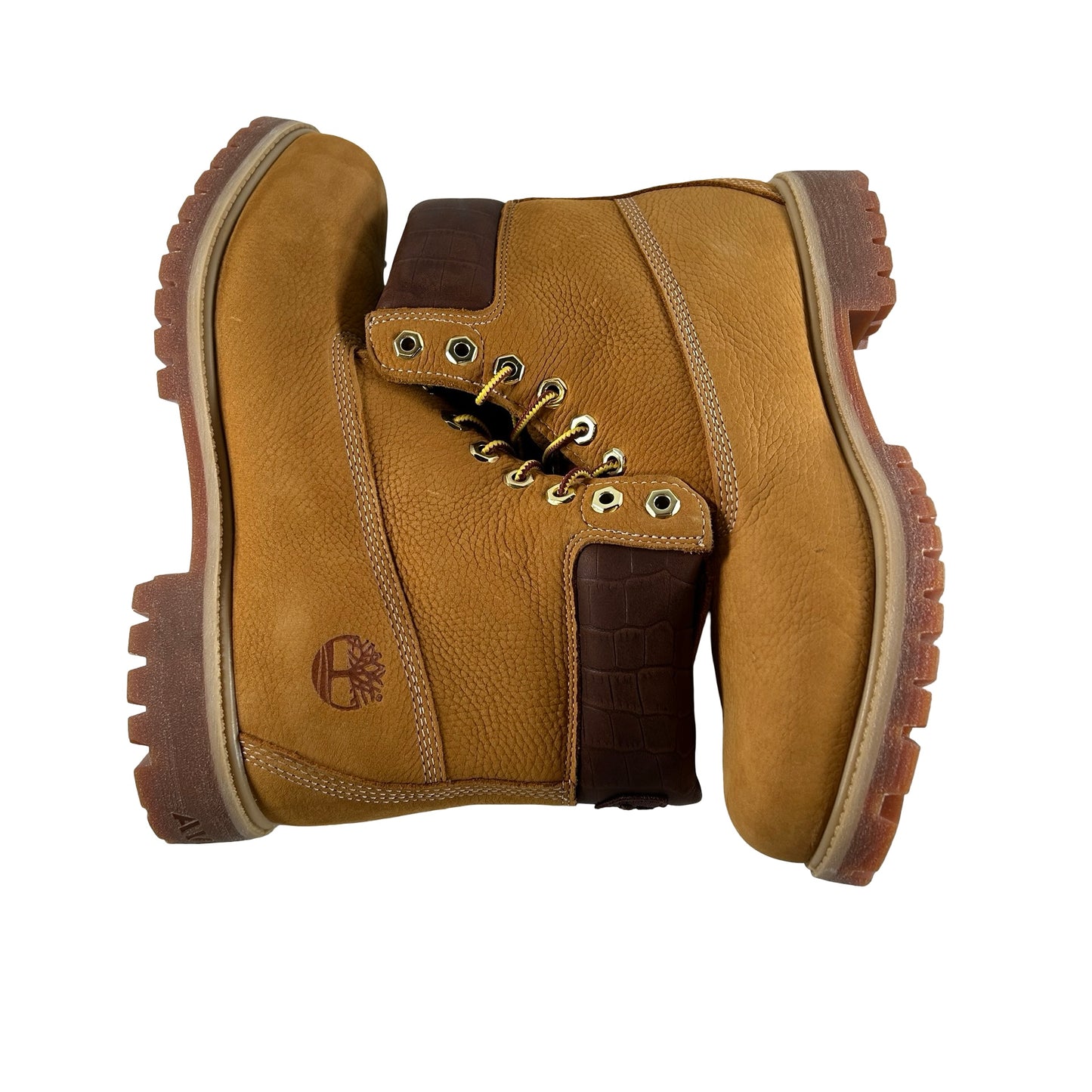 TB0A2P6W AI1 Timberland 6" Premium Waterproof Boot Avirex Wheat [USED] - 9.5 M (Used)
