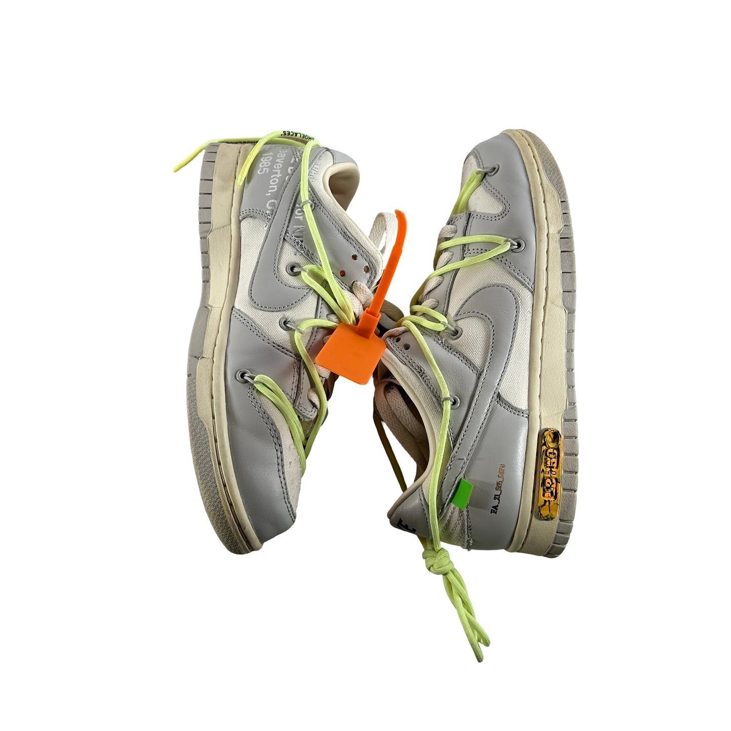 DM1602 128 Nike Dunk Low Off-White Lot 43 [USED] - 7 M (Used)