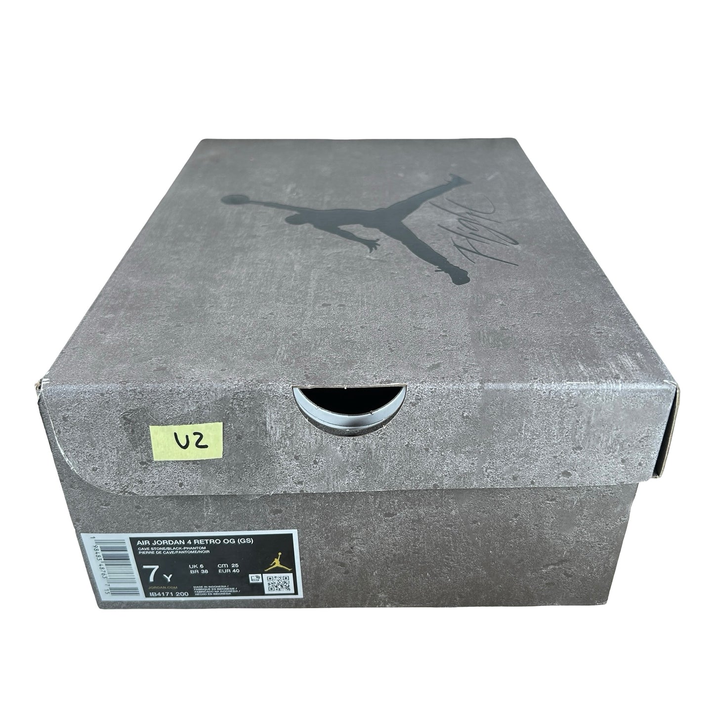 IB4171 200 Jordan 4 Retro OG Cave Stone (GS) [USED] - 7 Y (Used2)