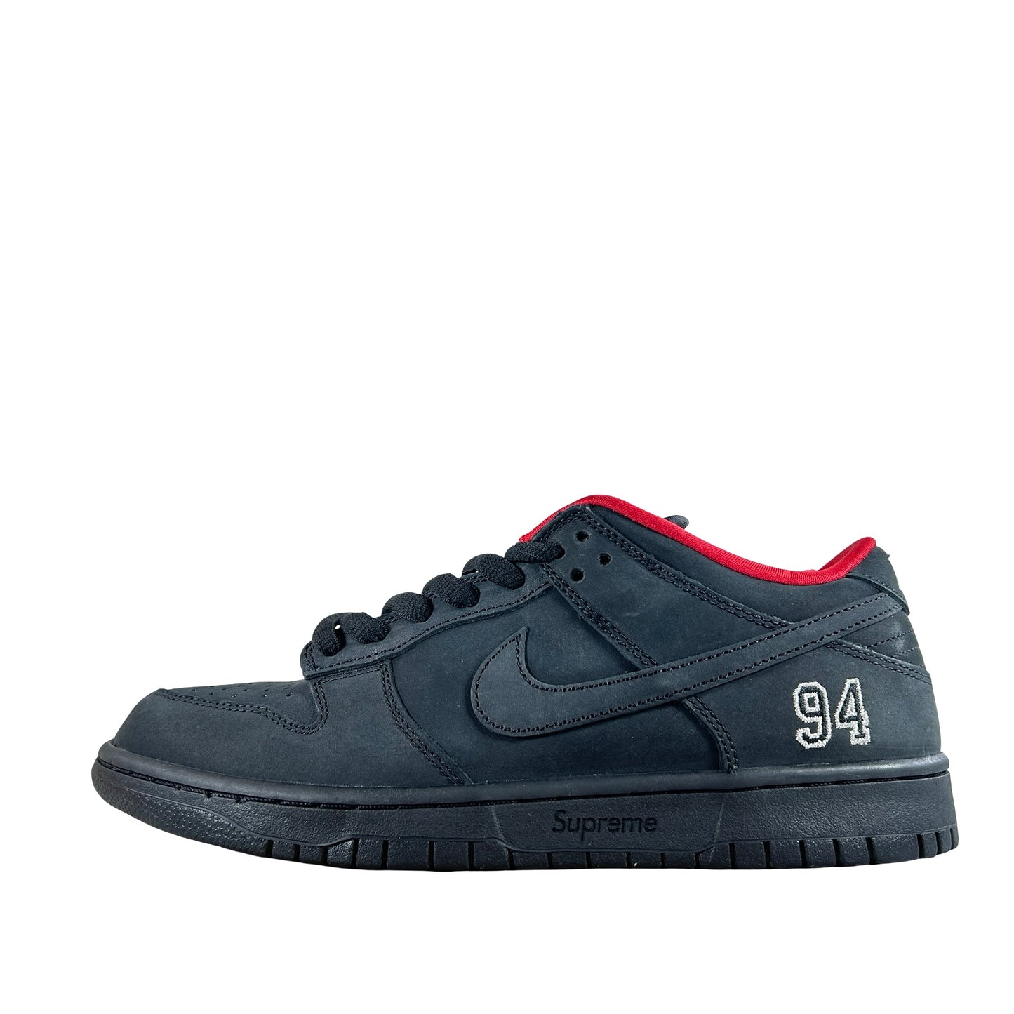 HQ8487 001 Nike SB Dunk Low Supreme 94 Black [USED] - 9.5 M (Used)