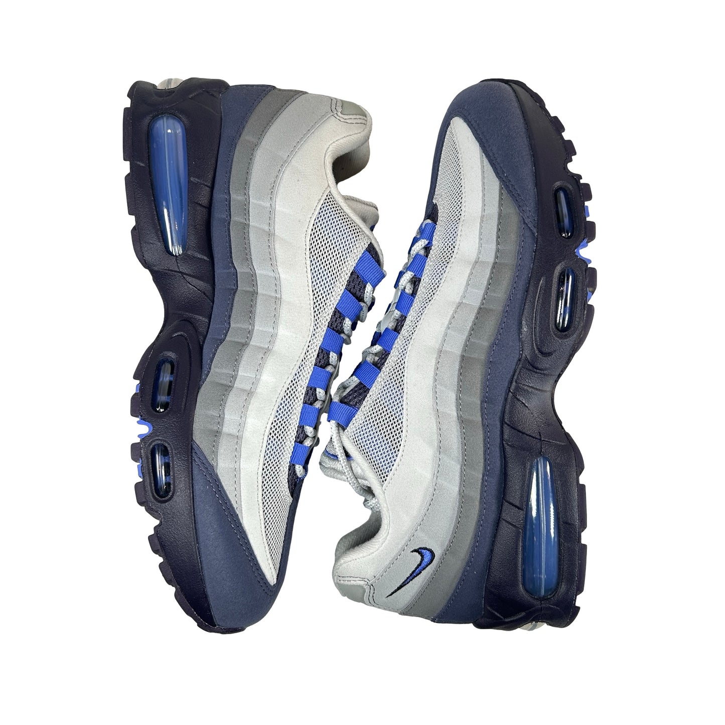HM4740 009 Nike Air Max 95 OG Big Bubble Photon Dust Purple Dynasty [USED] - 9 M (Used)