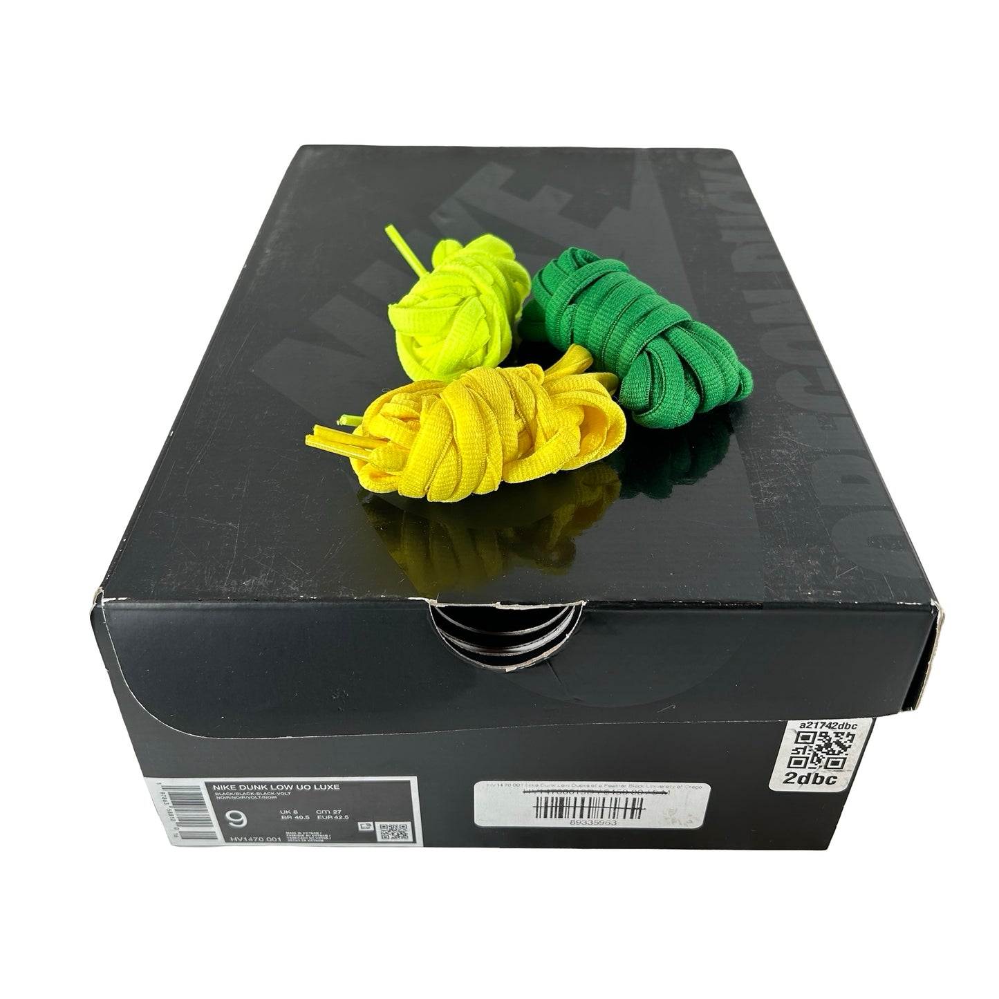 HV1470 001 Nike Dunk Low Ducks of a Feather Black University of Oregon PE [USED] - 9 M (Used)