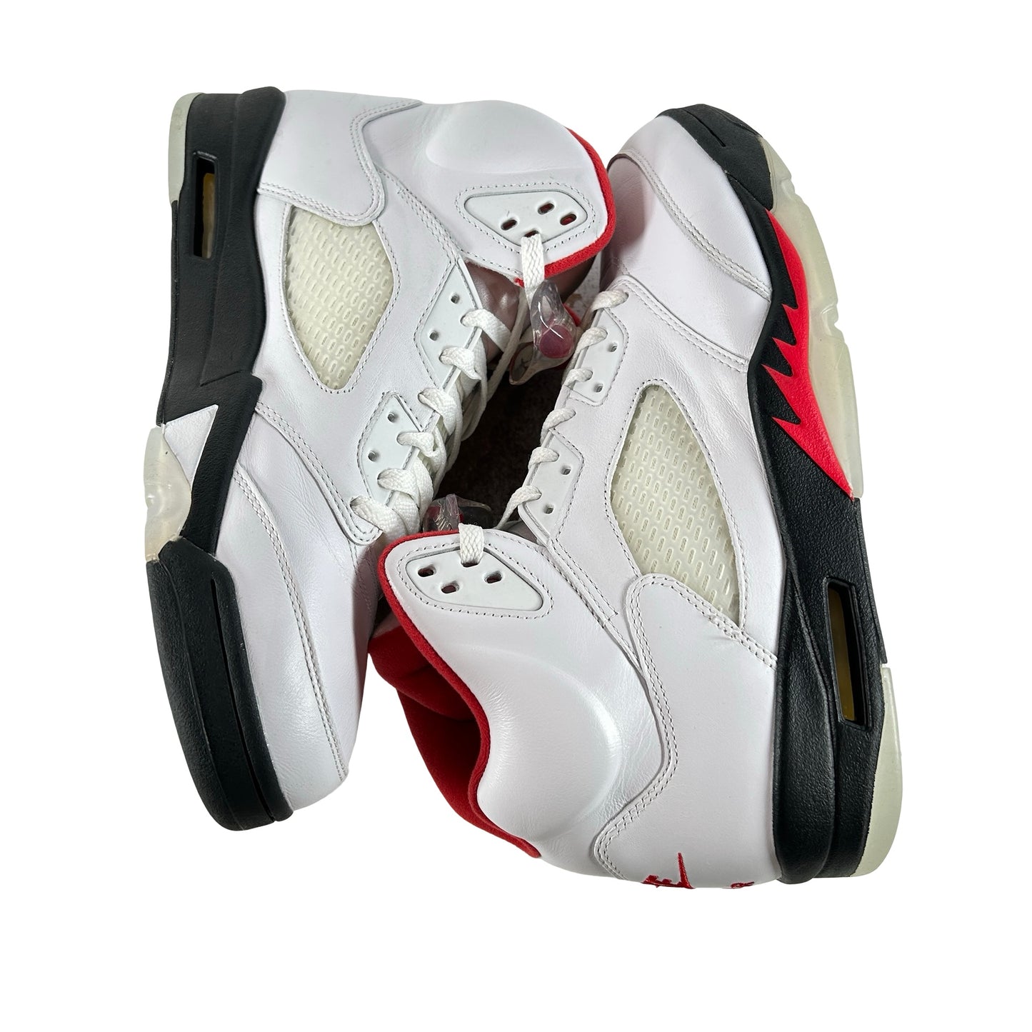 DA1911 102 Jordan 5 Retro Fire Red Silver Tongue (2020) [USED] - 11.5 M (Used2)