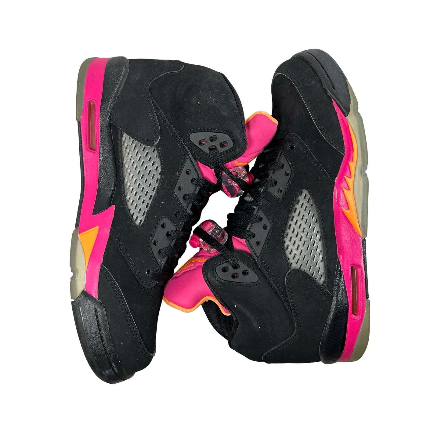 440892 067 Jordan 5 Retro Black Pink (GS) [USED] - 6 Y (Used) (Replace Box)