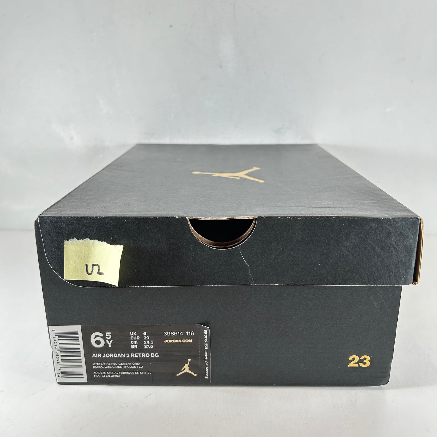 398614 116 Jordan 3 Retro Hall of Fame (GS) [USED] - 6.5 Y (Used2)