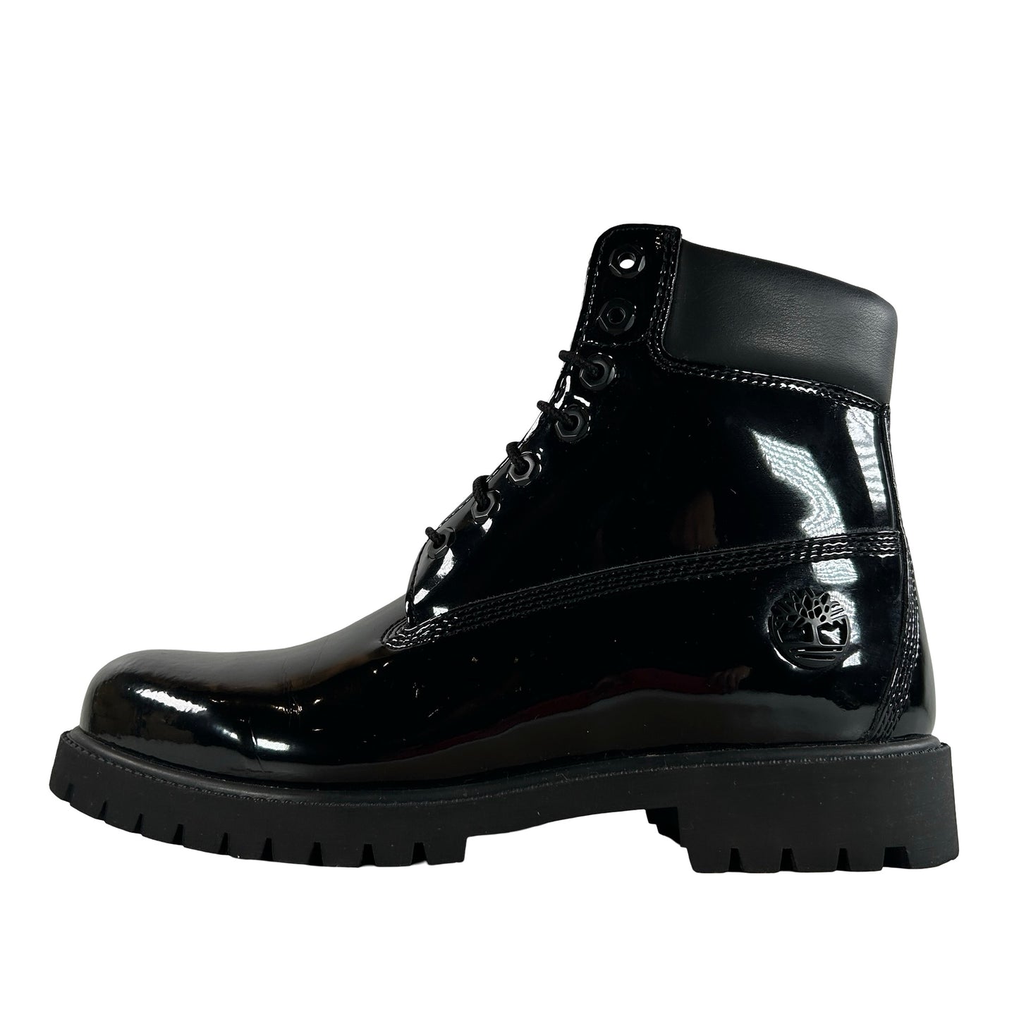 TB0A41MWEL6 Timberland 6" Premium Waterproof Patent Boots Black [USED] - 9.5 M (Used) (No Box)