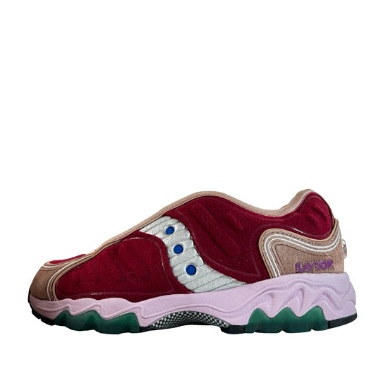 S70922 1 Saucony Matrix Jae Tips No Shoes In The House Burgundy [USED] - 6 M (Used)