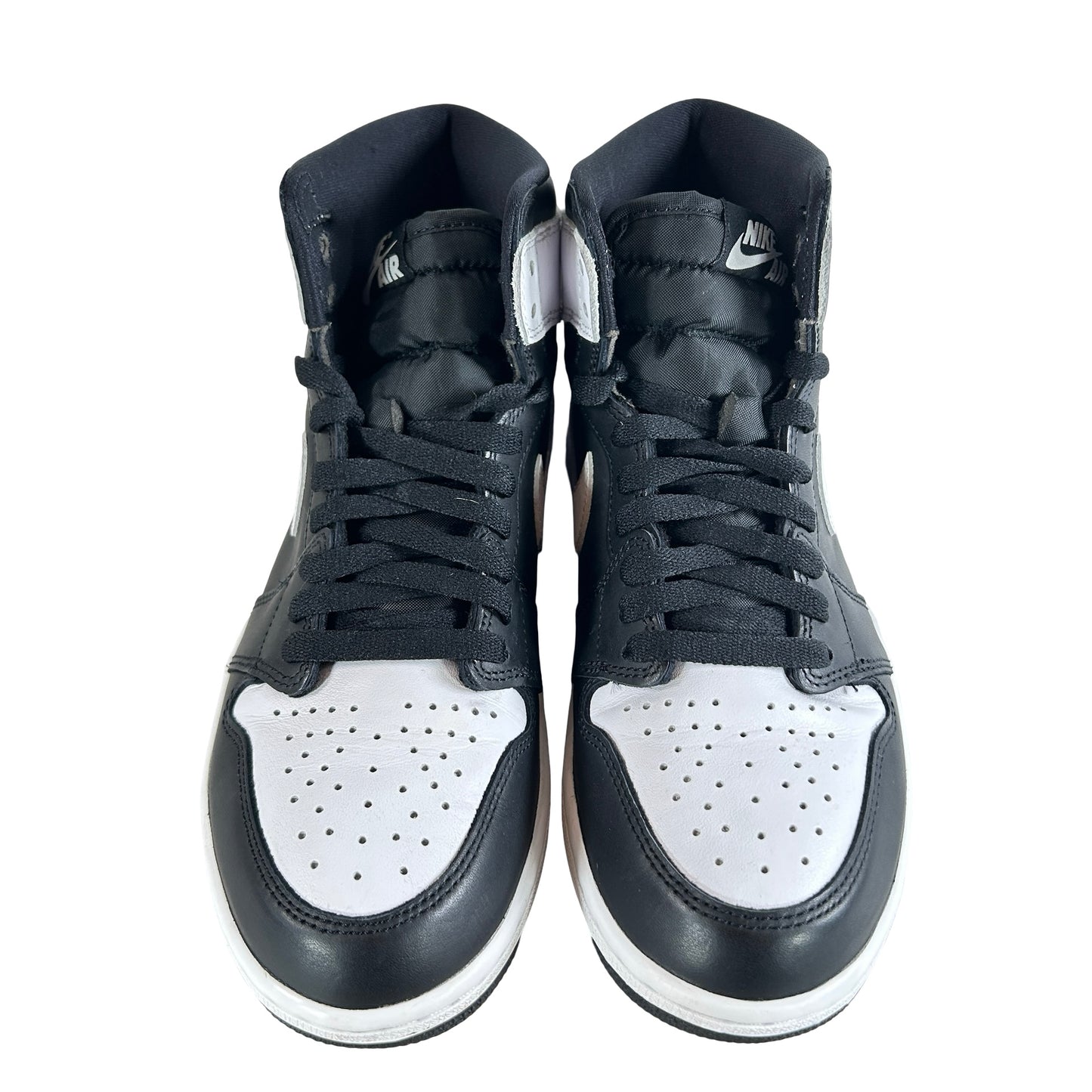 DZ5485 010 Jordan 1 Retro High OG Black White [USED] - 8 M (Used) (No Box)