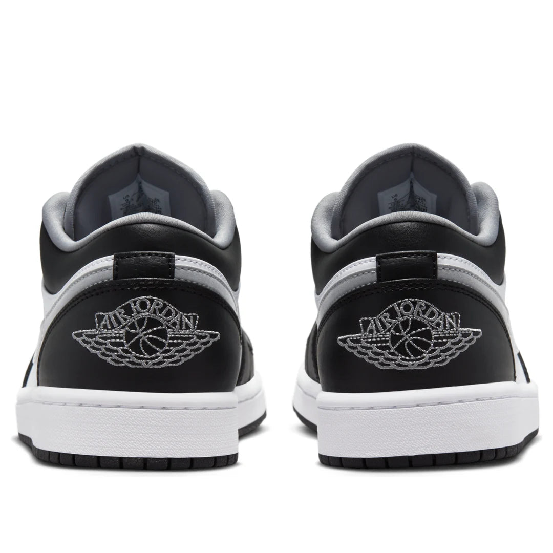553558 040 Air Jordan 1 Low Black White Grey