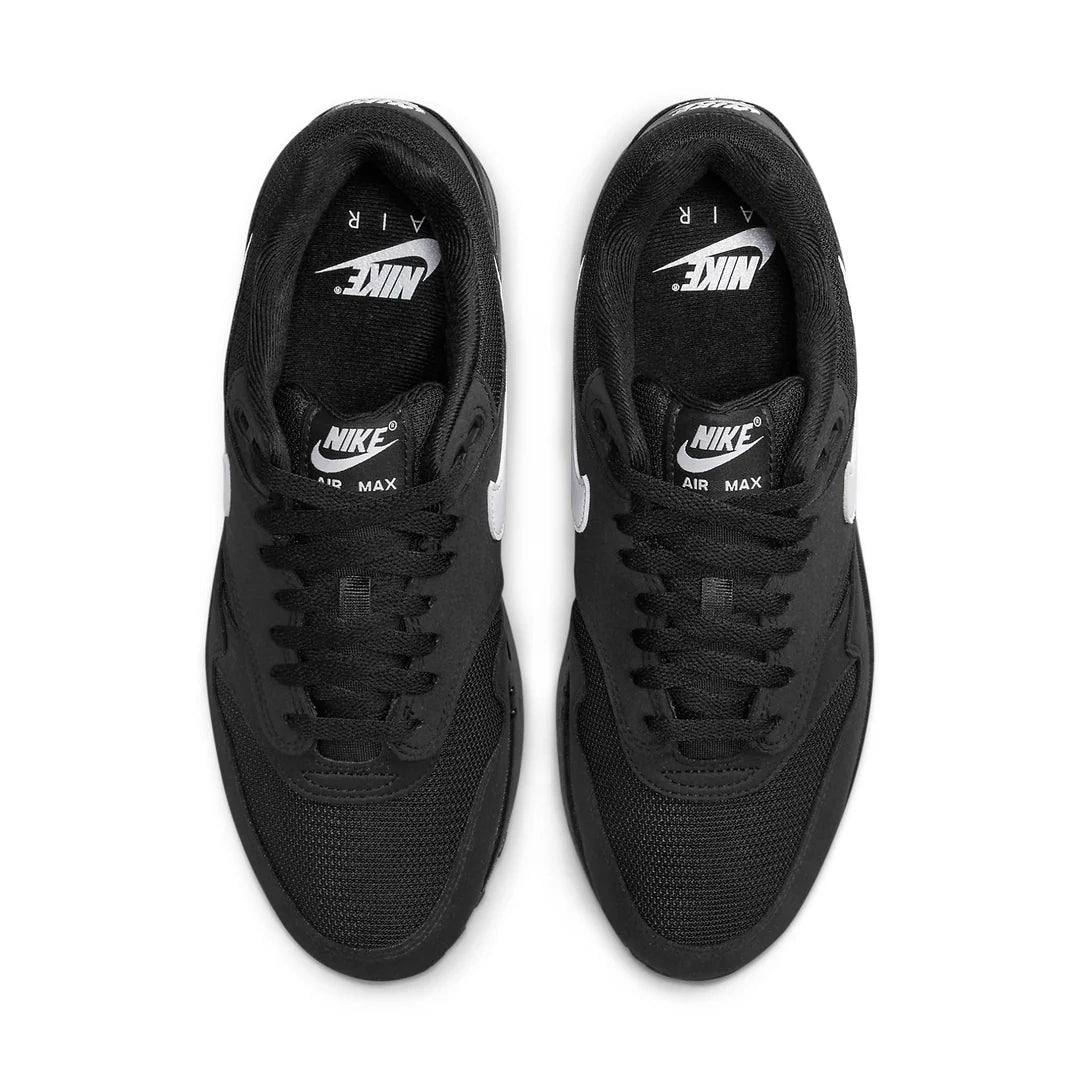 FZ0628 010 Nike Air Max 1 Black White Swoosh