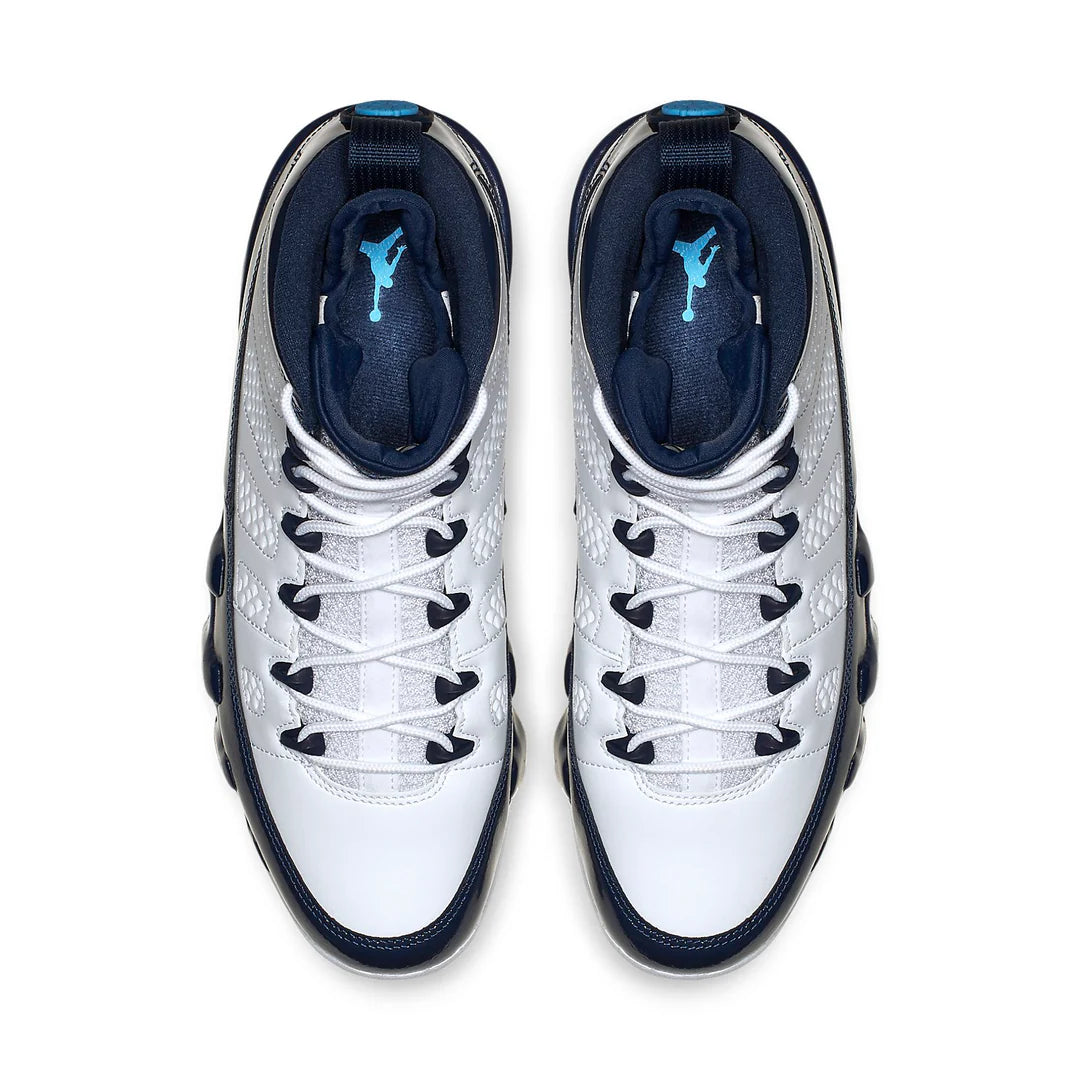 302370 145 Air Jordan 9 Retro Pearl Blue