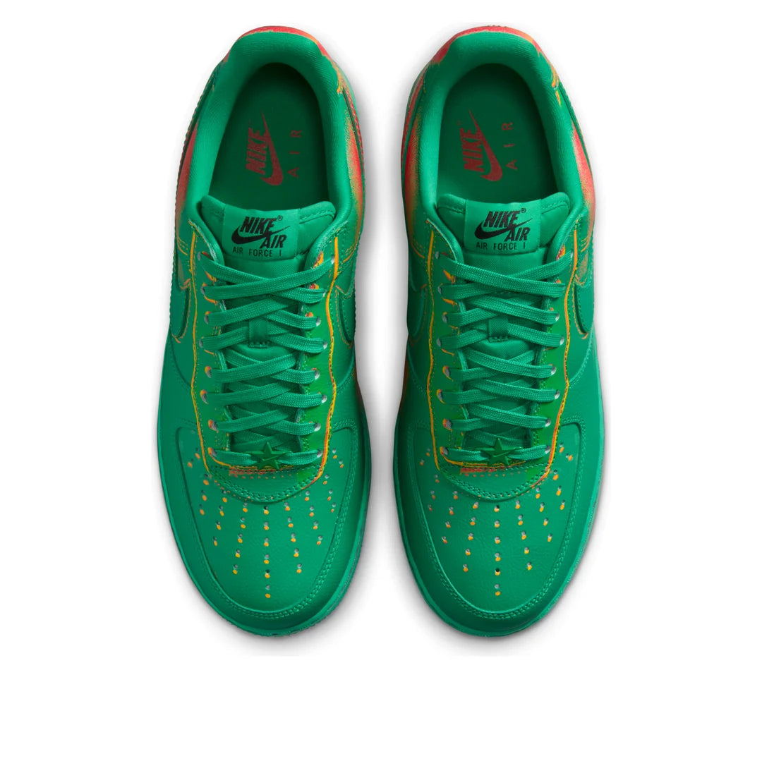 IB6834 300 Nike Air Force 1 Low '07 Stadium Green Crimson