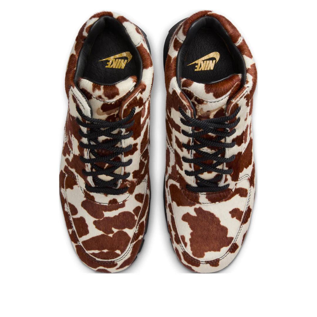 IO4635 100 Nike Air Max Goadome Sail Cacao Wow Cow Print Pony Hair SAMPLE