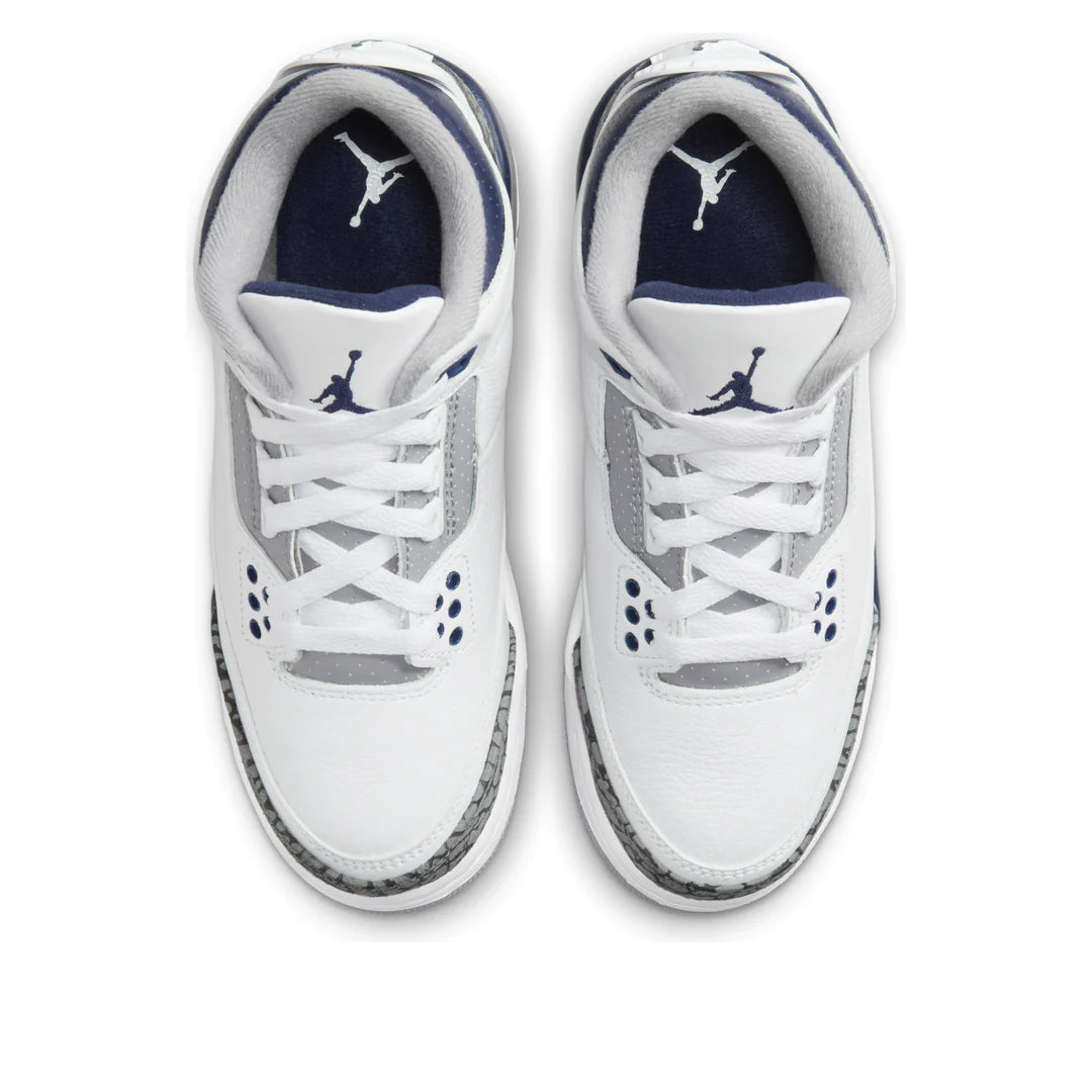 DM0967 140 Air Jordan 3 Retro Midnight Navy (GS)