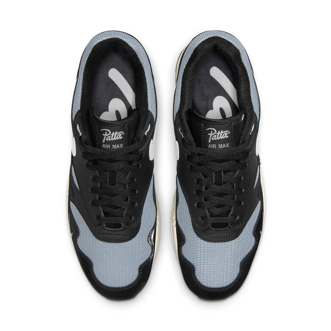 DQ0299 001 Nike Air Max 1 Patta Waves Black (with Bracelet)
