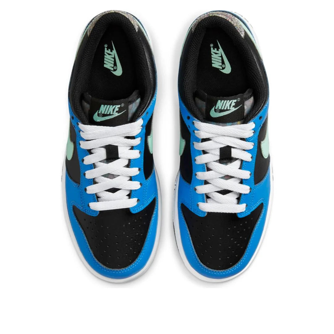 DR0165 001 Nike Dunk Low Crater Blue Black (GS)