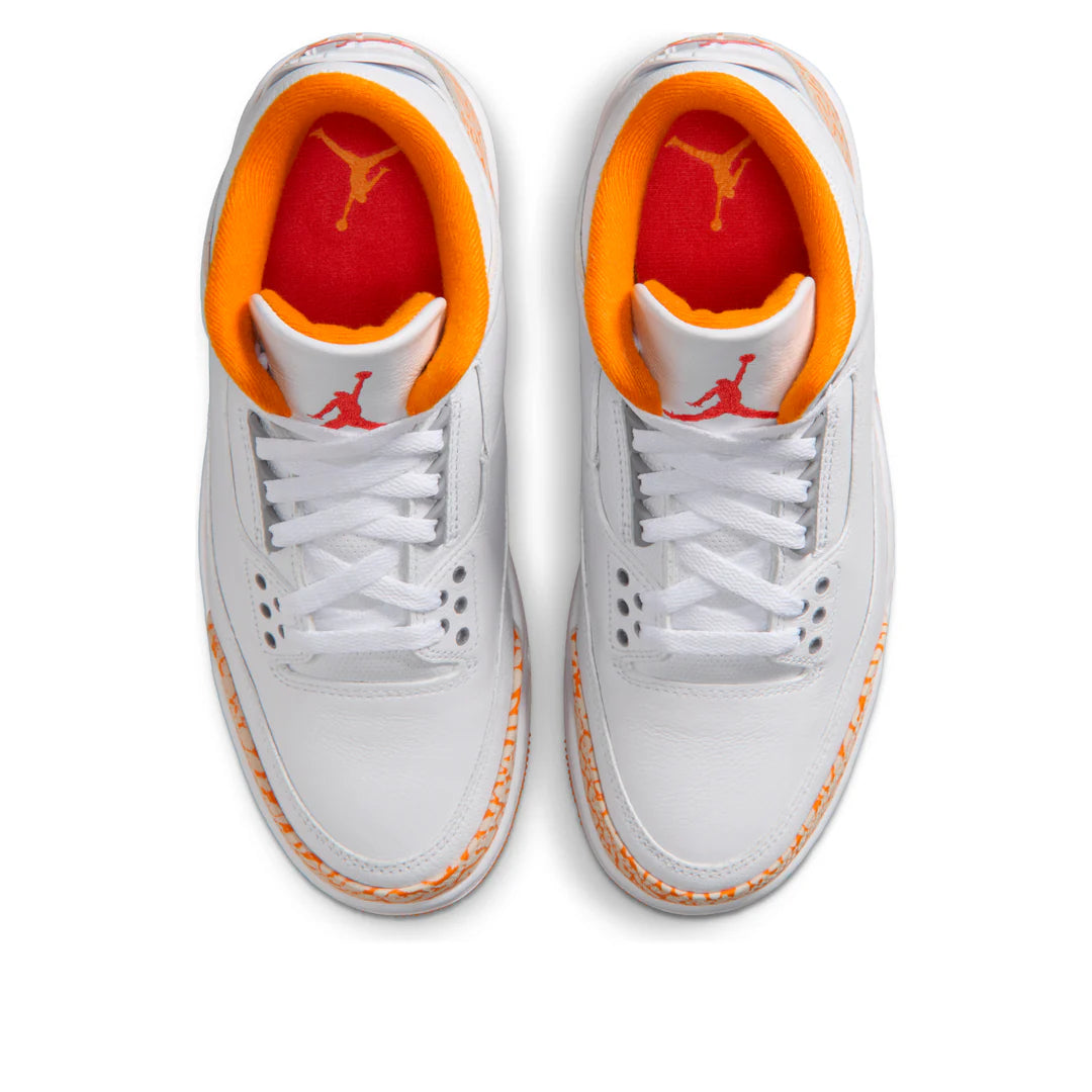 CK9246 101 Air Jordan 3 Retro Orange Citrus (Women's)