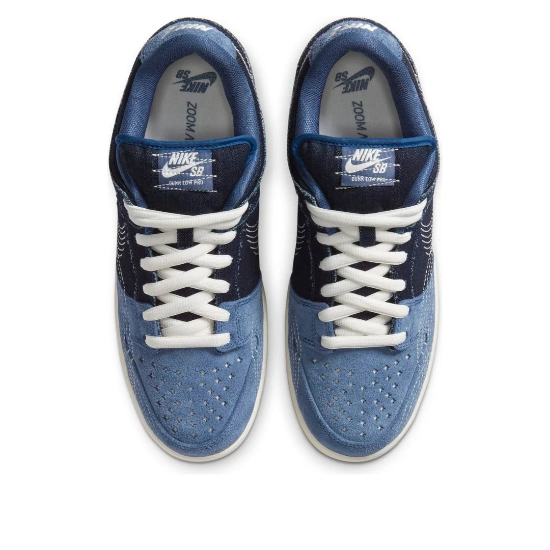 CV0316 400 Nike SB Dunk Low Denim Sashiko