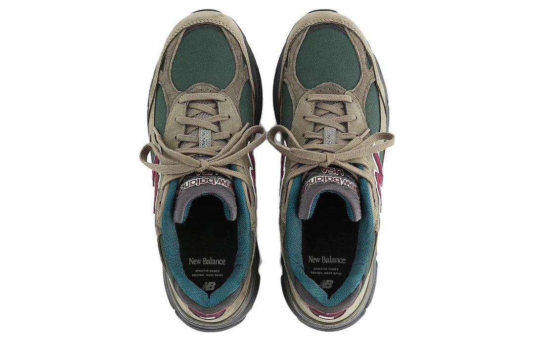 M990GP3 New Balance 990v3 MiUSA Teddy Santis Green Purple