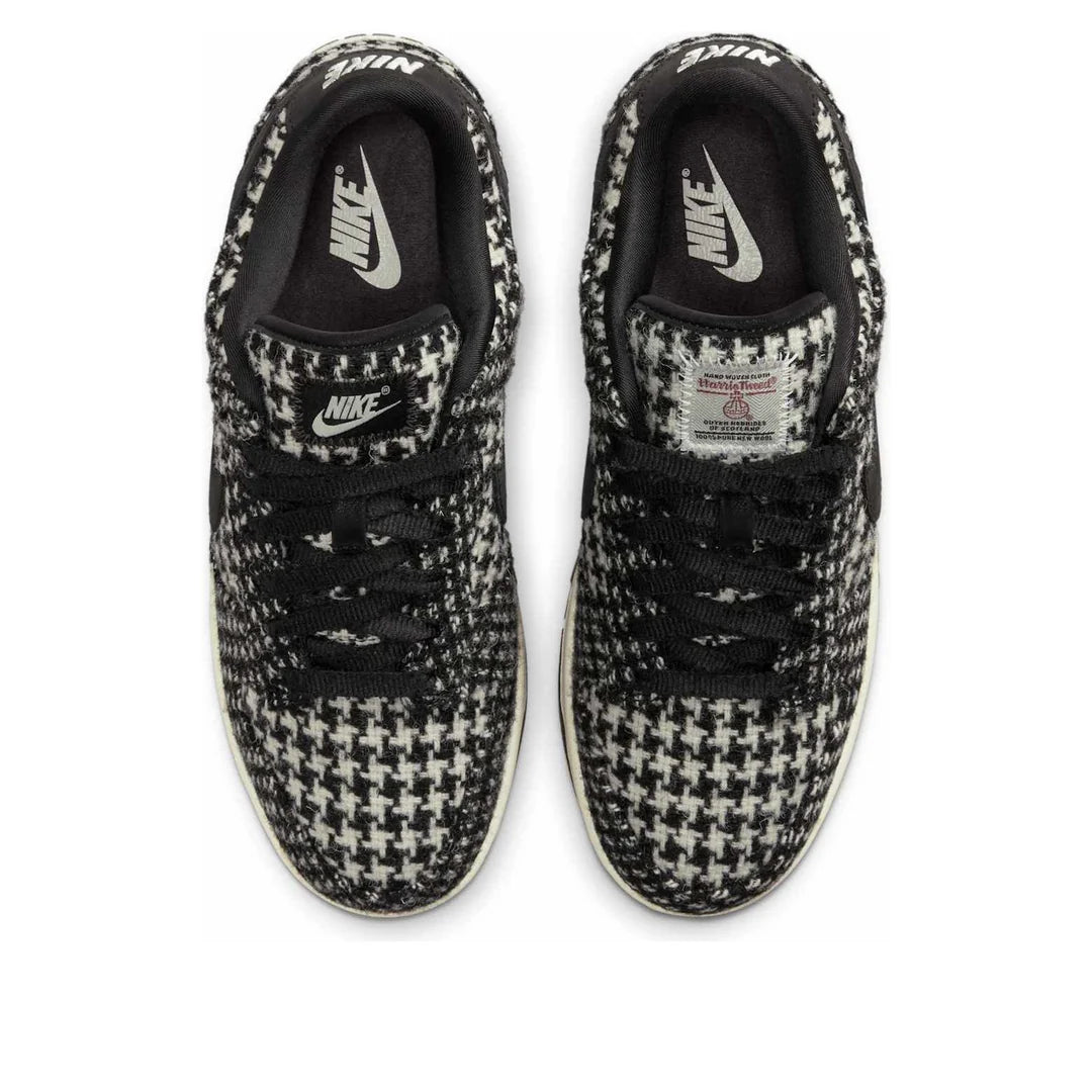 HQ5036 901 Nike Dunk Low Harris Tweed White Black Multi (Women's)