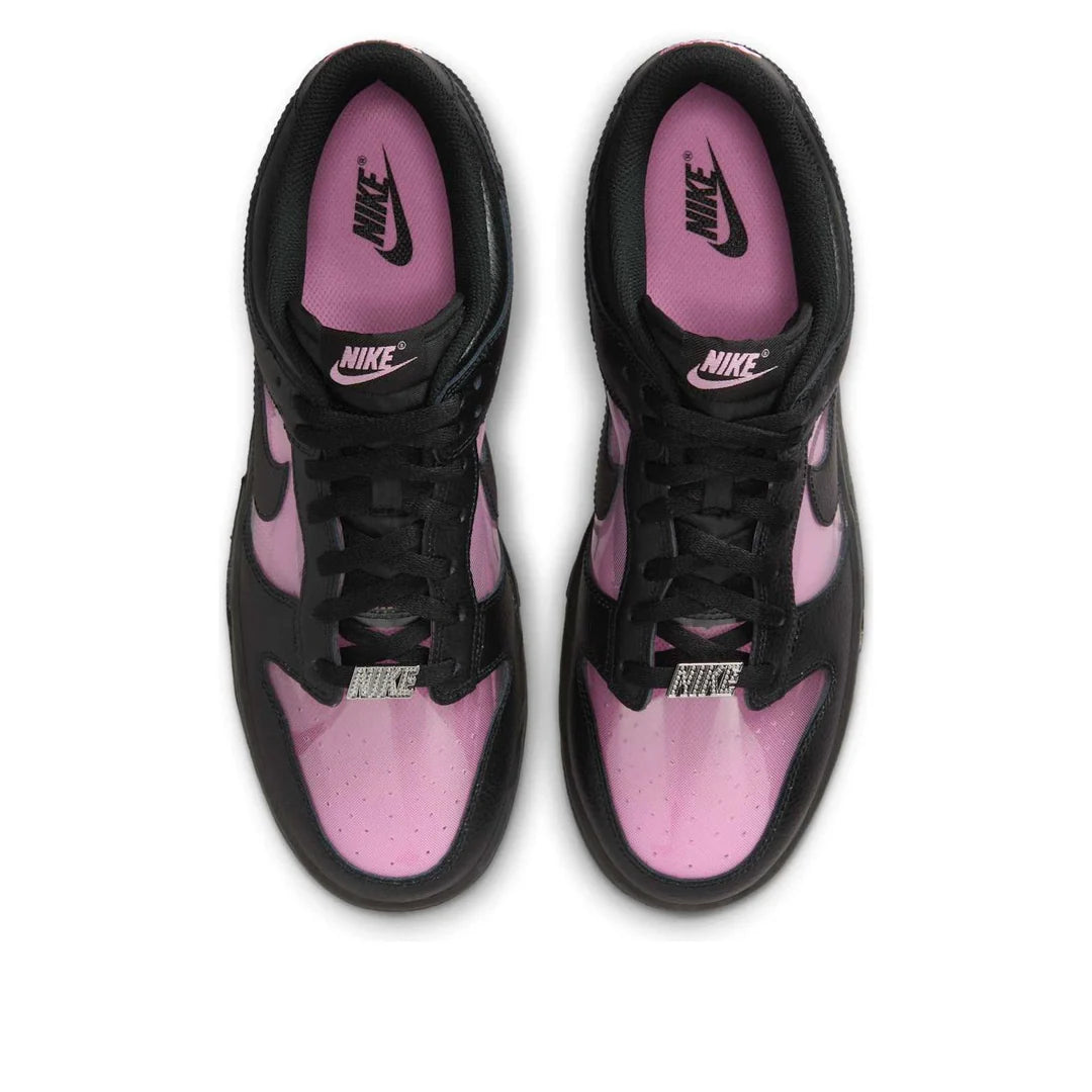 IM3077 600 Nike Dunk Low Retro Transparent Black Pink Rise