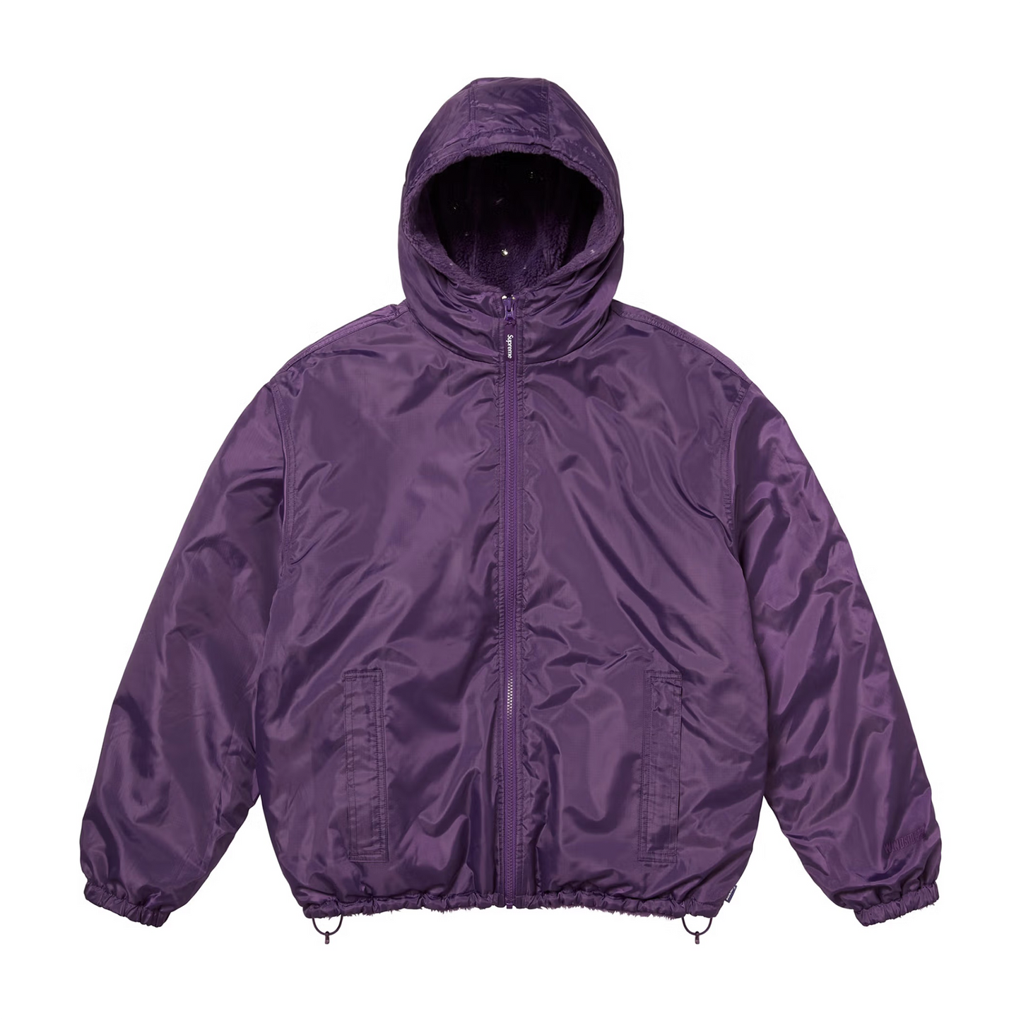 Supreme b.b. Simon Reversible Hooded Fleece Jacket Purple