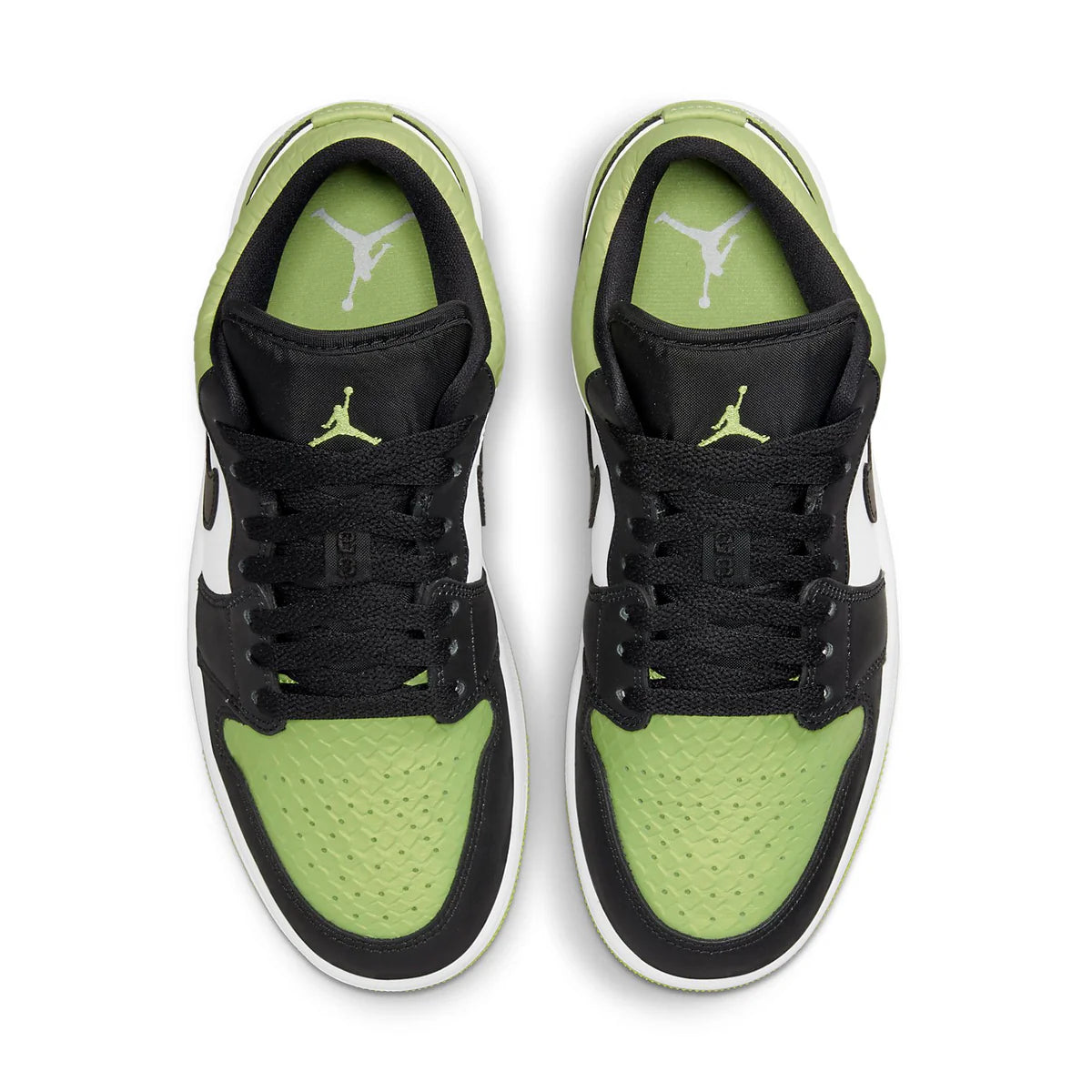 DX4446 301 Air Jordan 1 Low Snakeskin Vivid Green (Women's)