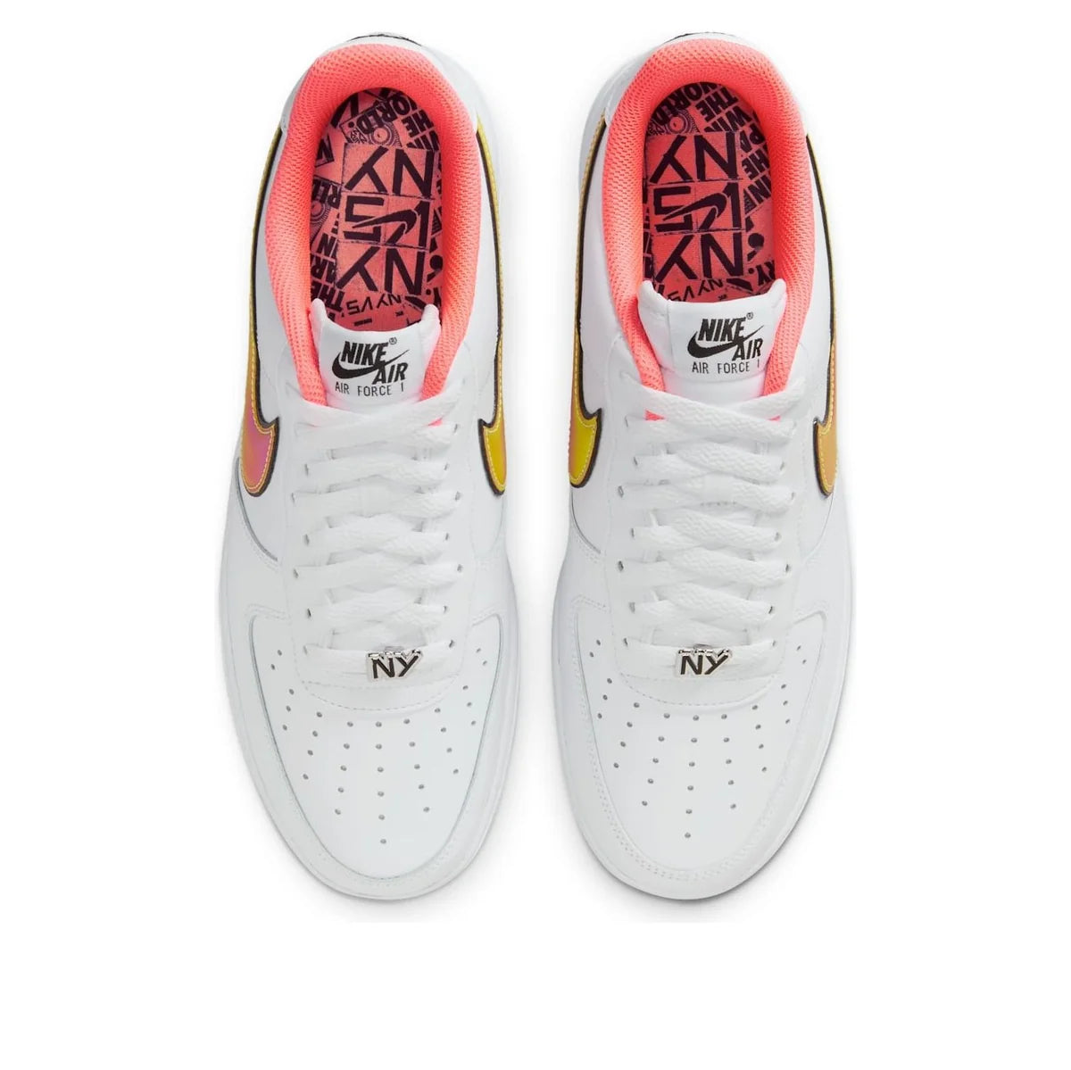 IH4962 100 Nike Air Force 1 Low NY vs. NY White Crimson Pulse