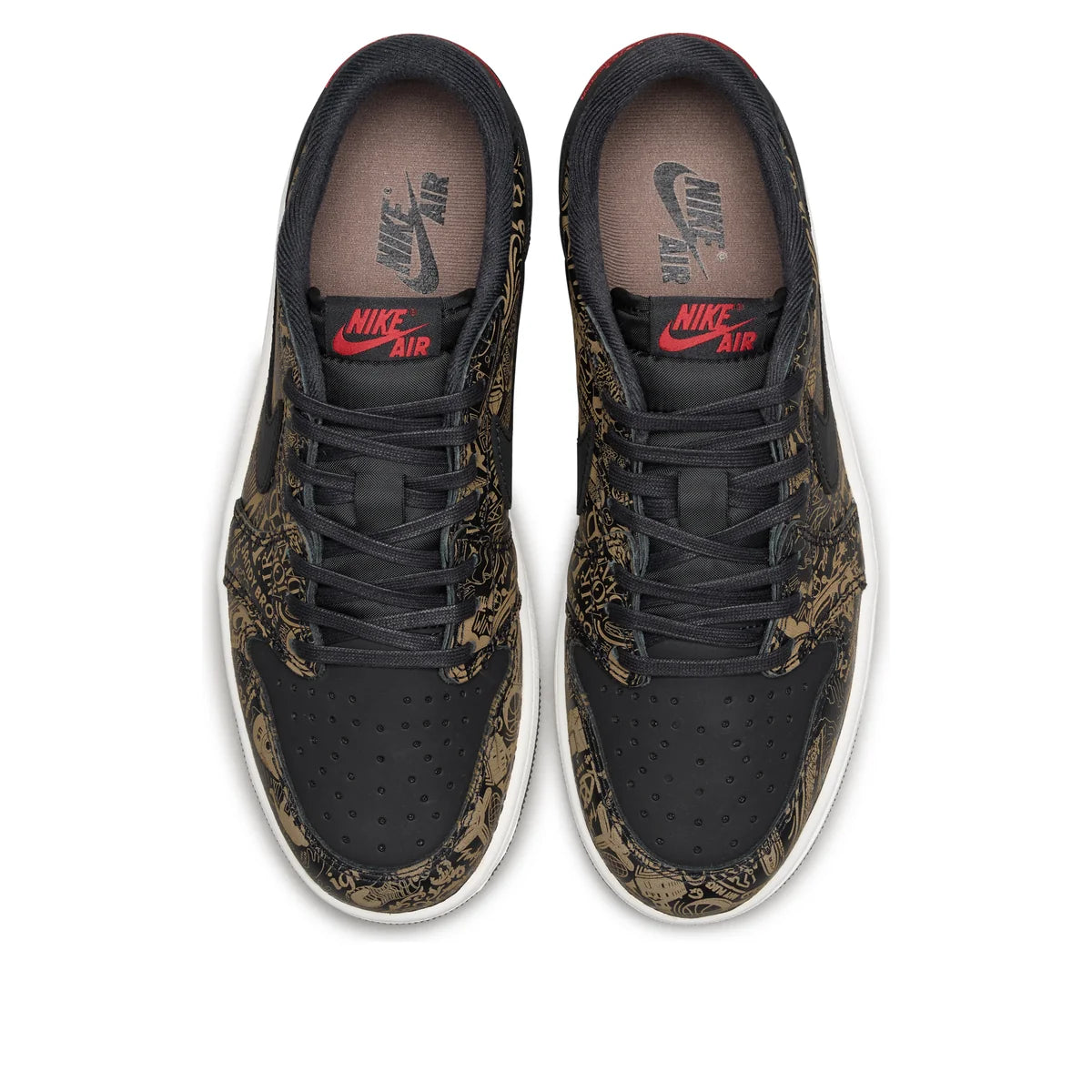 IV6750 001  Air Jordan 1 Retro Low OG Laser Black University Red