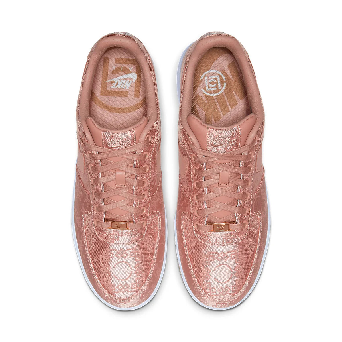 CJ5290 600 Nike Air Force 1 Low CLOT Rose Gold Silk (Regular Box)