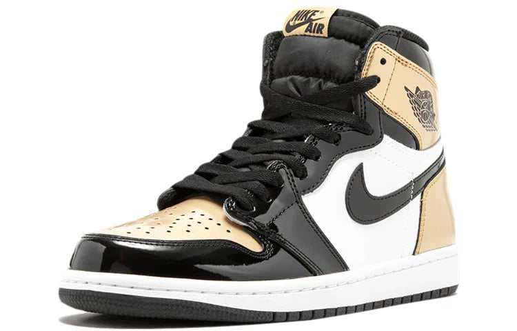 861428 007 Jordan 1 Retro High NRG Patent Gold Toe