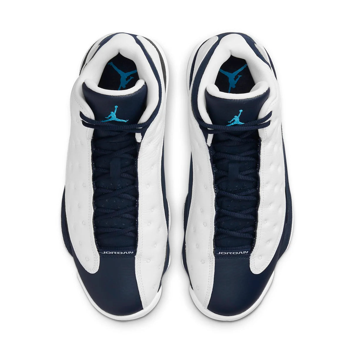 414571 144 Air Jordan 13 Retro Obsidian Powder Blue White