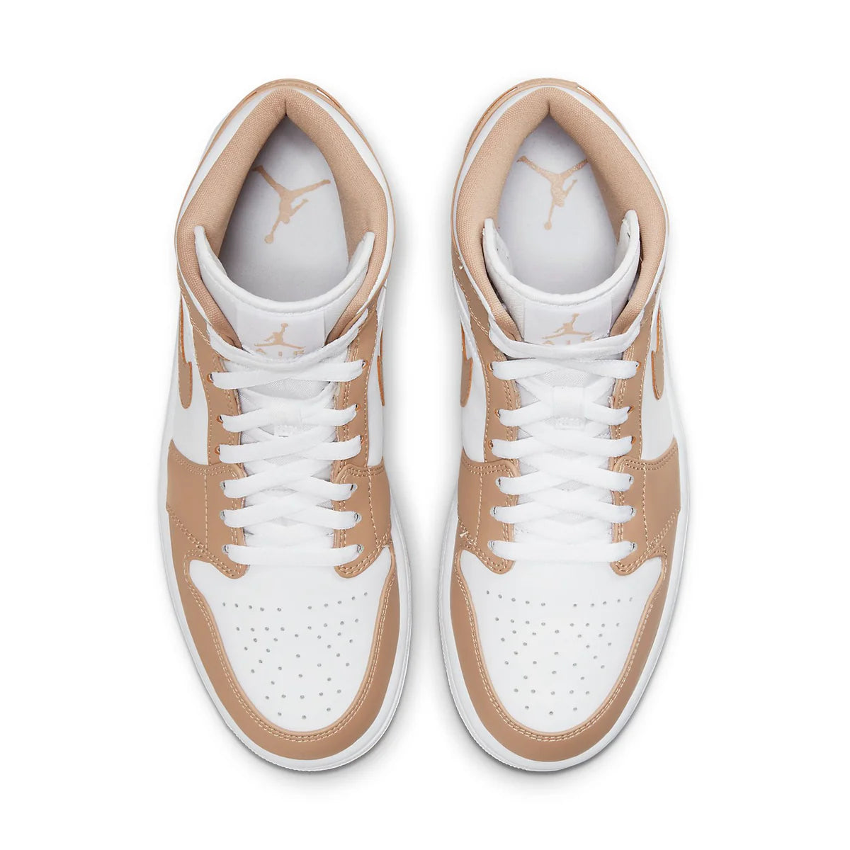 554724 271 Jordan 1 Mid Tan Gum [NO BOX]