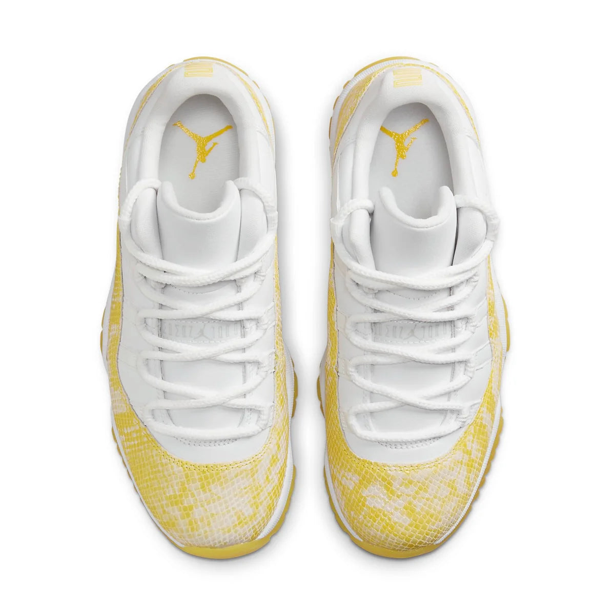 AH7860 107 Jordan 11 Retro Low Yellow Snakeskin (Women's)