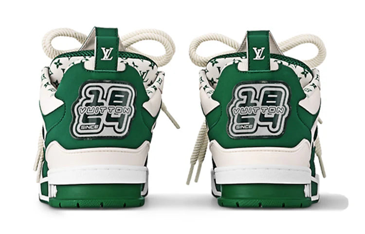 1AC520 Louis Vuitton LV Skate Sneaker Green White [NO BOX]