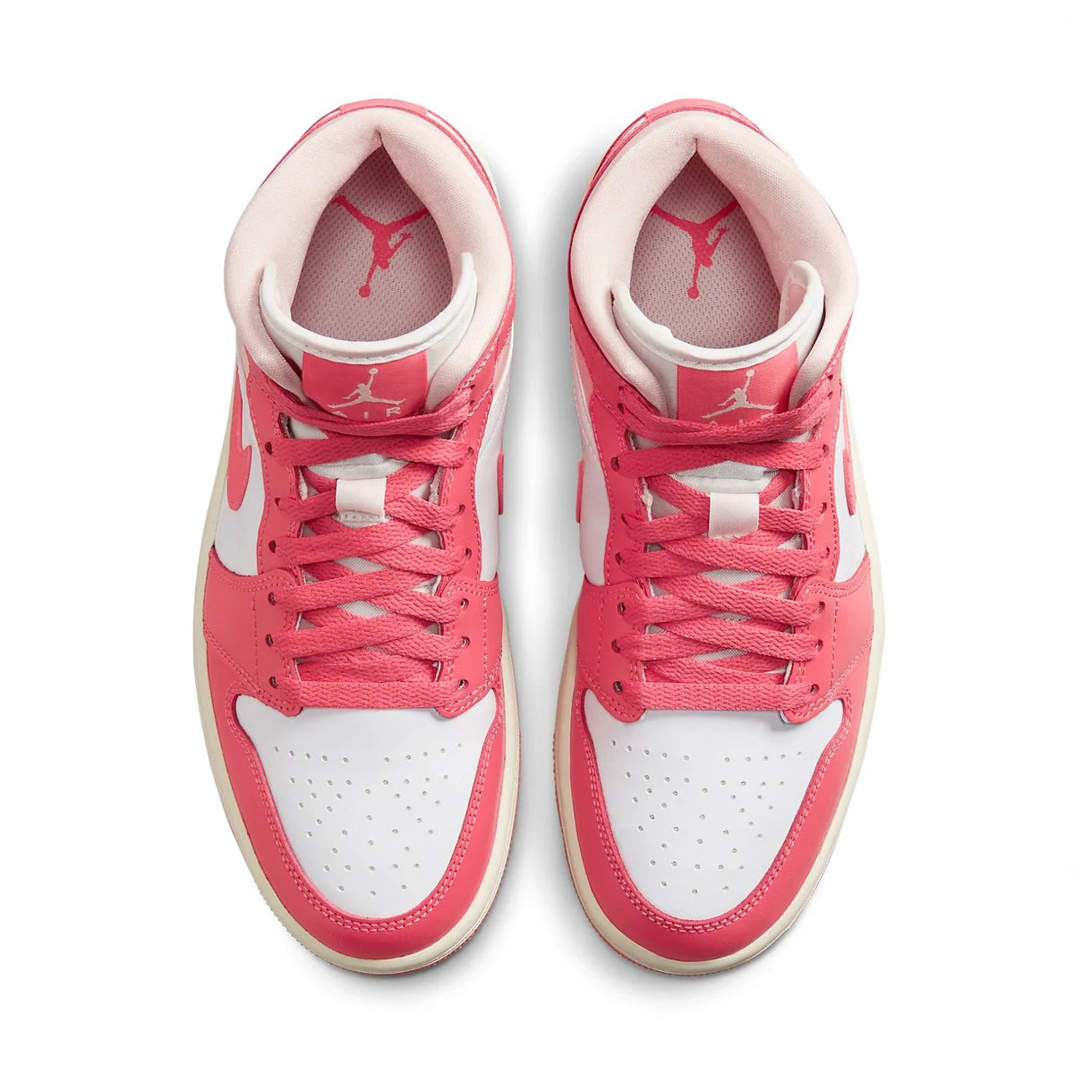 BQ6472 186 Jordan 1 Mid Strawberries and Cream (Women's)