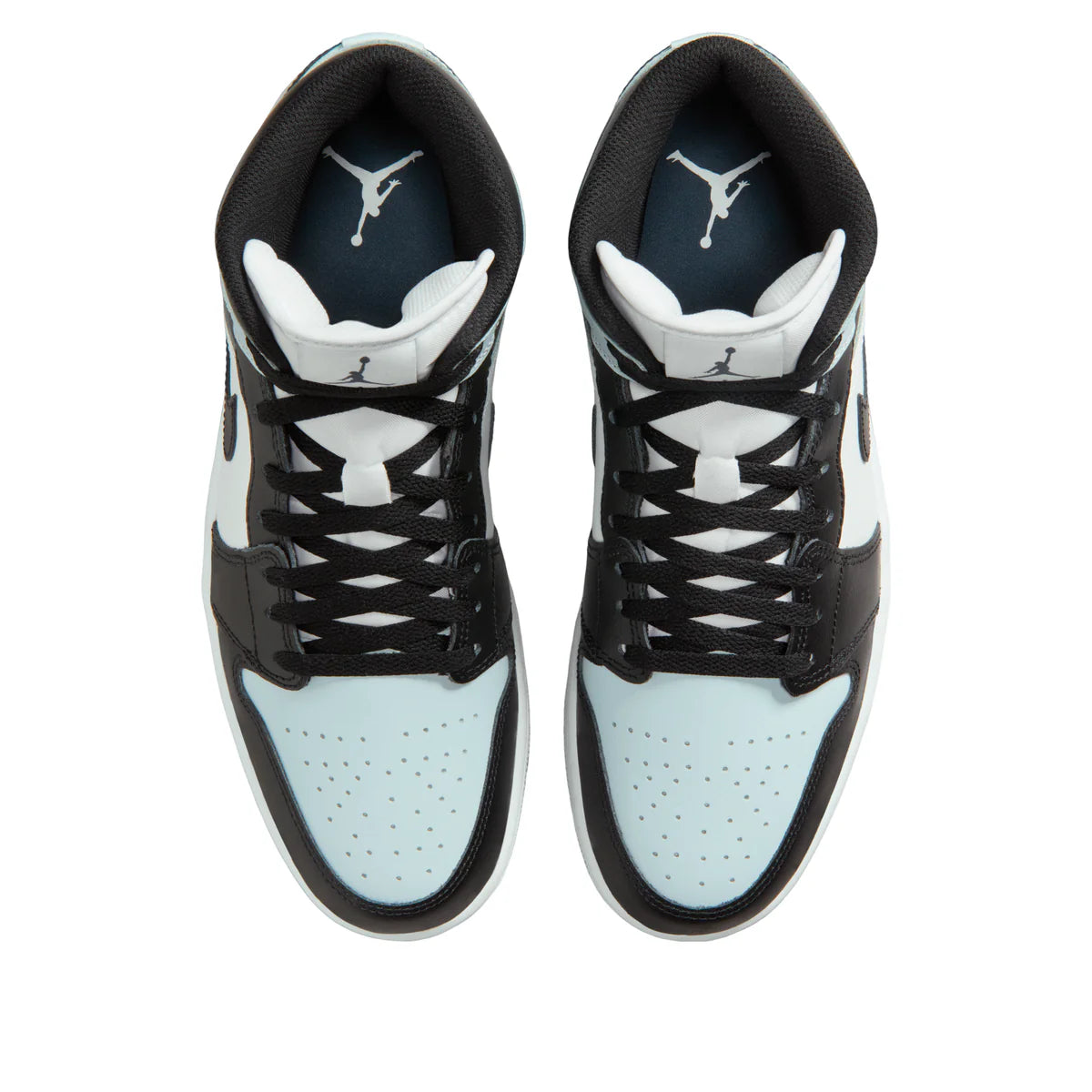 DQ8426 002 Air Jordan 1 Mid Black Aura Squadron Blue