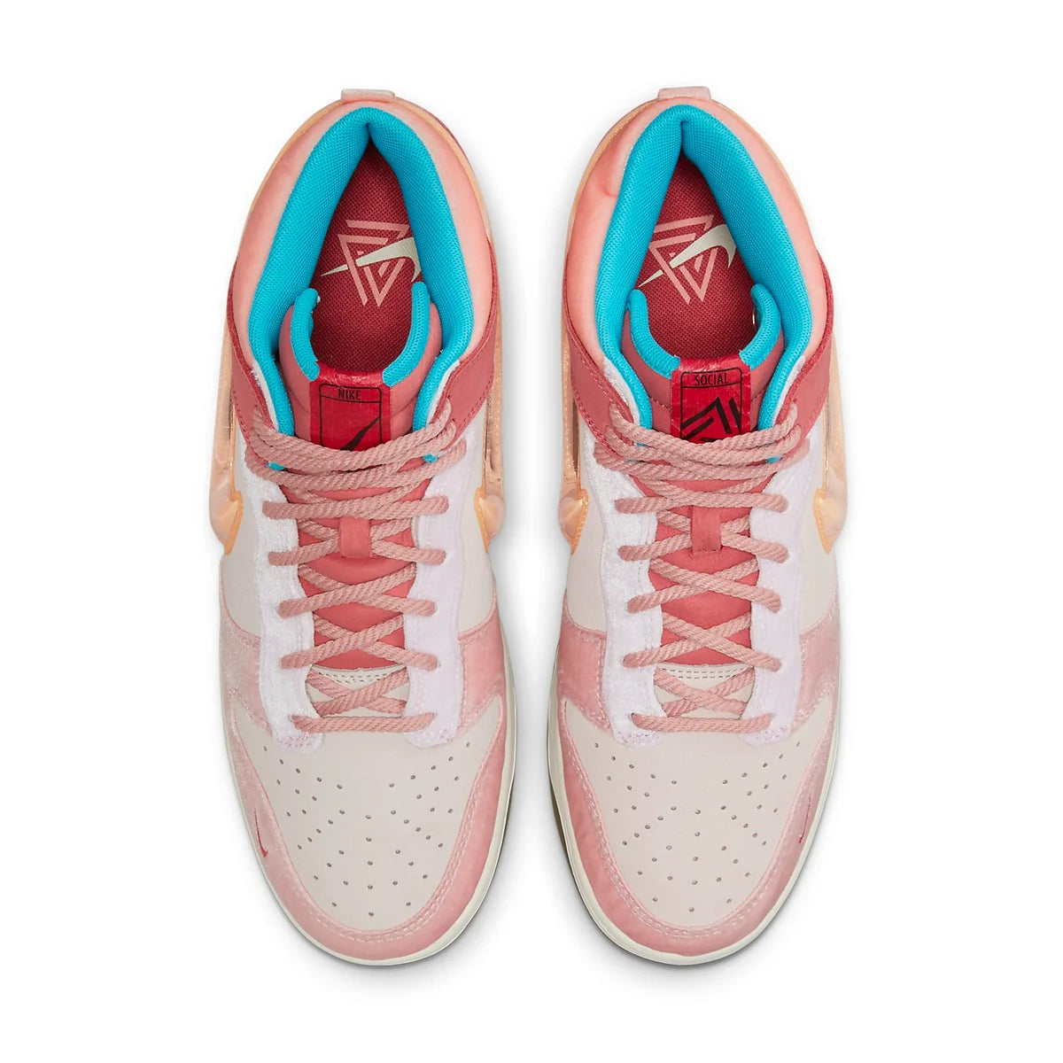 DJ1173 600 Nike Dunk Mid Social Status Free Lunch Strawberry Milk [NO BOX]