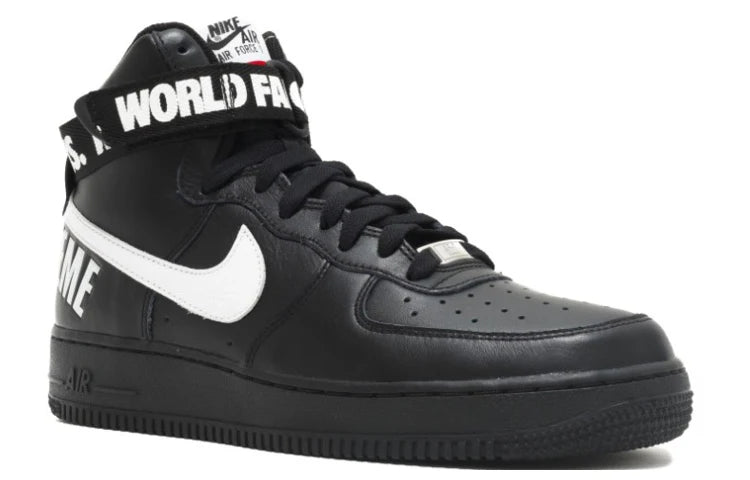 698696 010 Nike Air Force 1 High Supreme World Famous Black