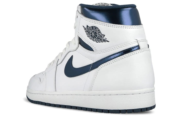 555088 106 Air Jordan 1 Retro Metallic Navy (2016)
