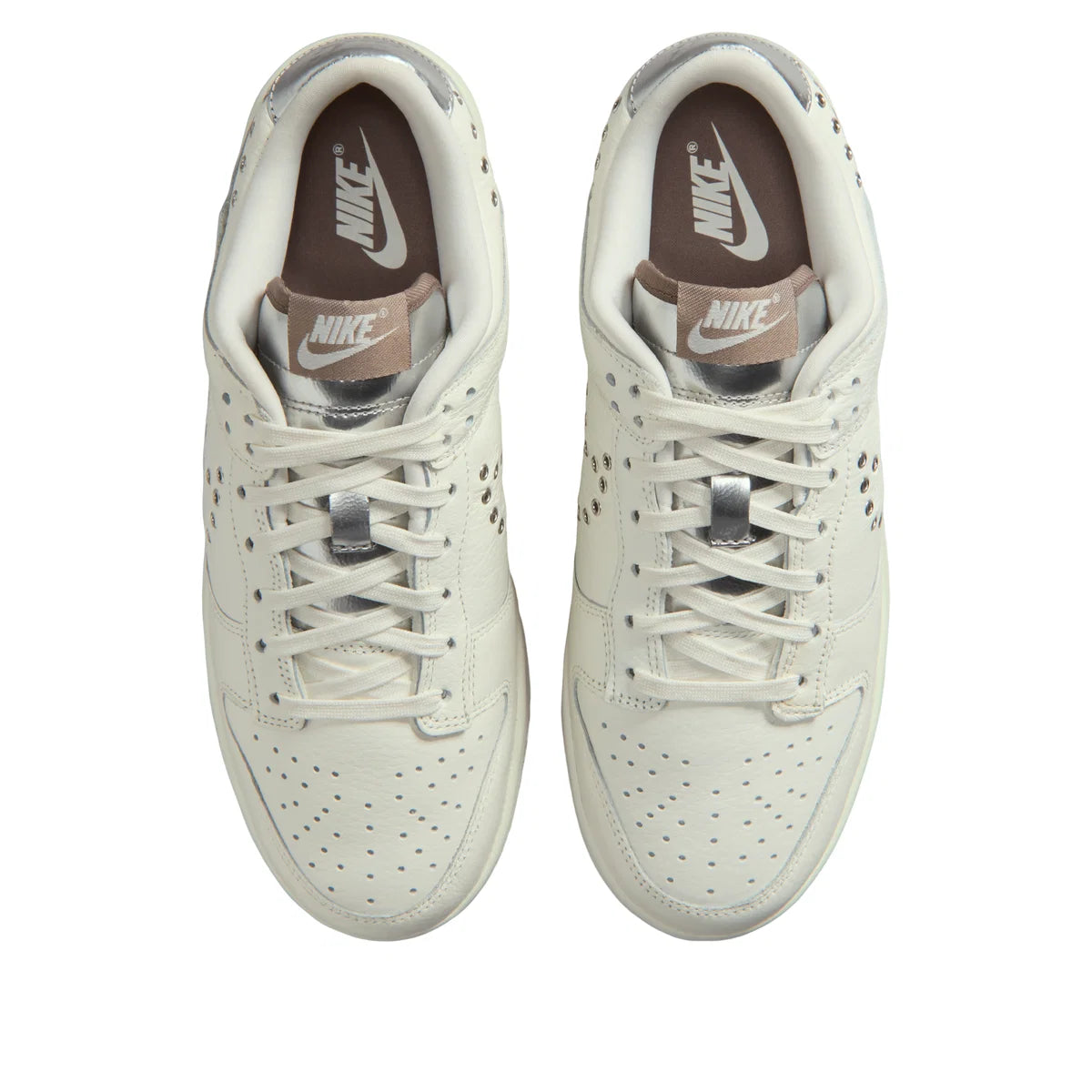 IU3488 133 Nike Dunk Low Sail Silver Mink Brown (Women's)