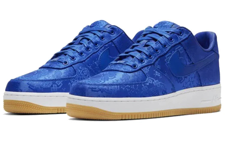 CJ5290 400 Nike Air Force 1 Low CLOT Blue Silk