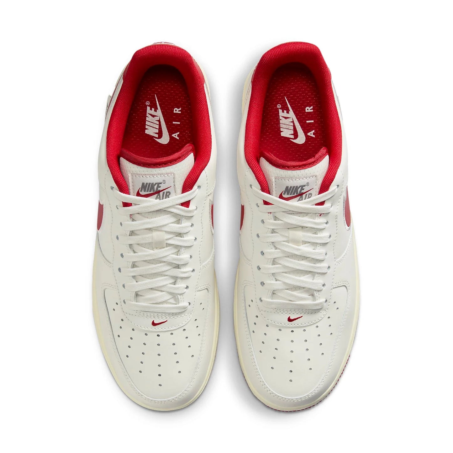 FV0392 101 Nike Air Force 1 Low '07 Sail Gym Red
