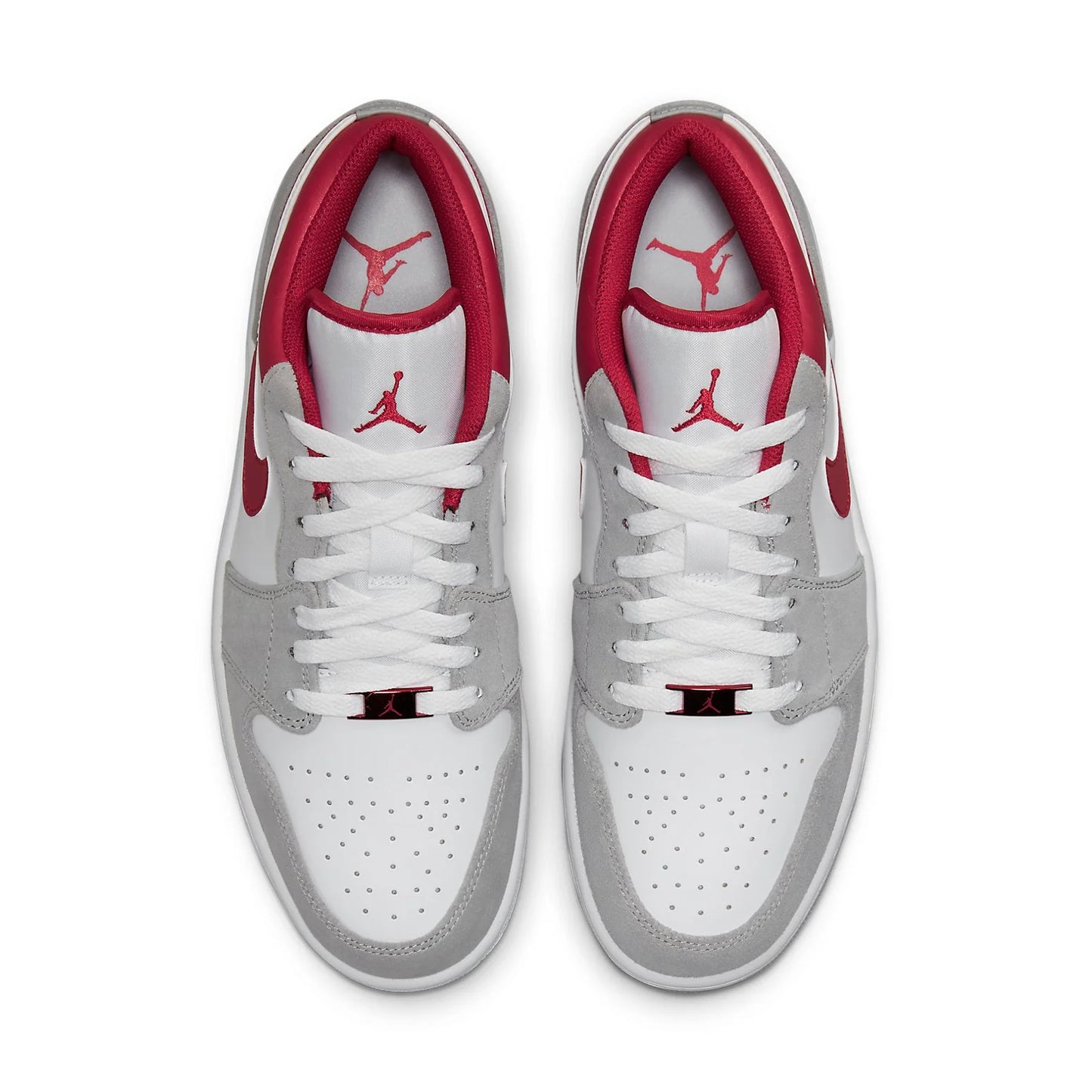 DC6991 016 Air Jordan 1 Low SE Light Smoke Grey Gym Red