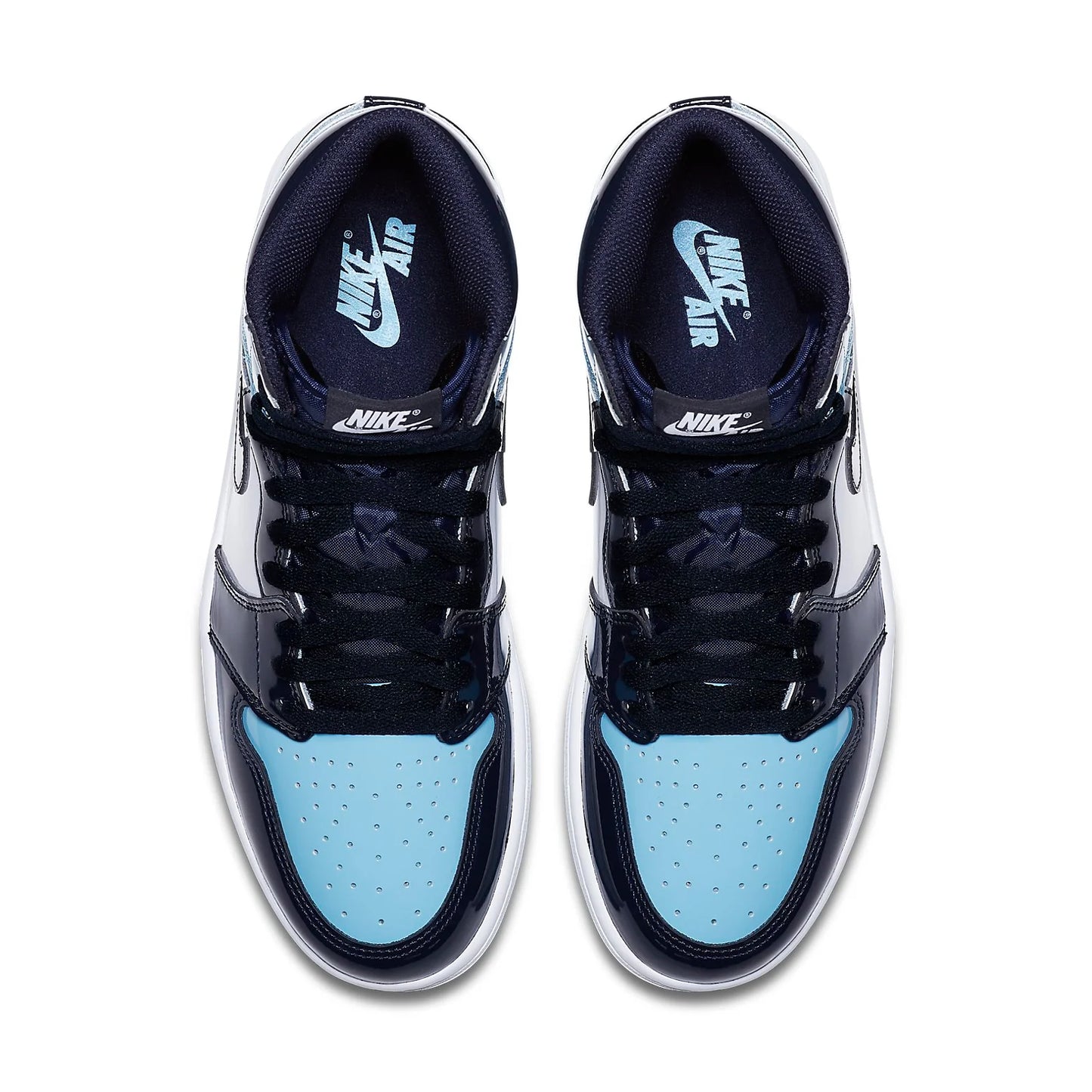 CD0461 401 Air Jordan 1 Retro High UNC Patent (Women's)